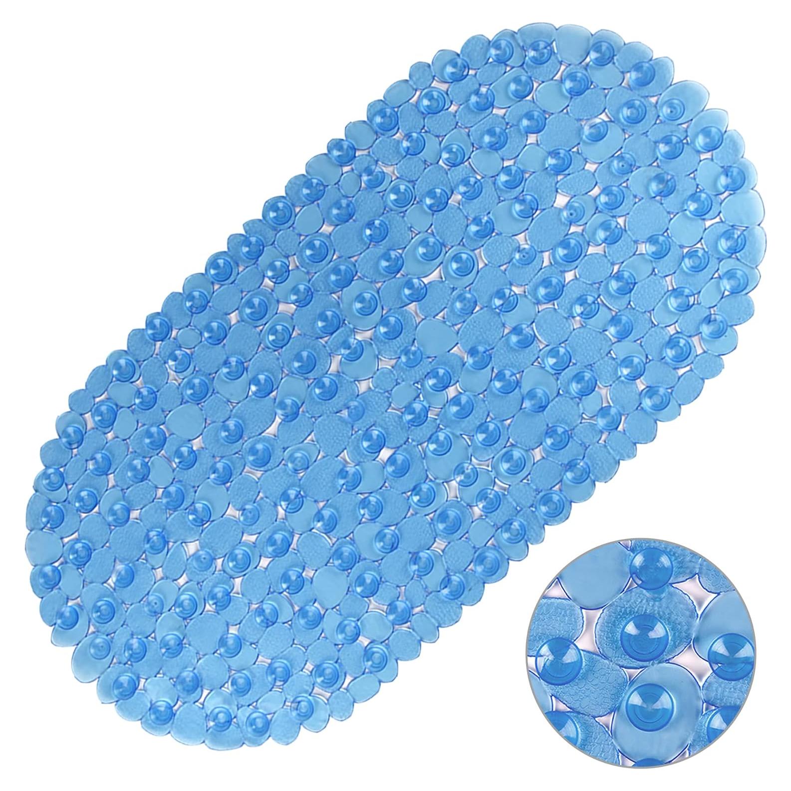 Alfombrilla de Baño Antideslizante Vannokor 68.6x35.6 cm Azul