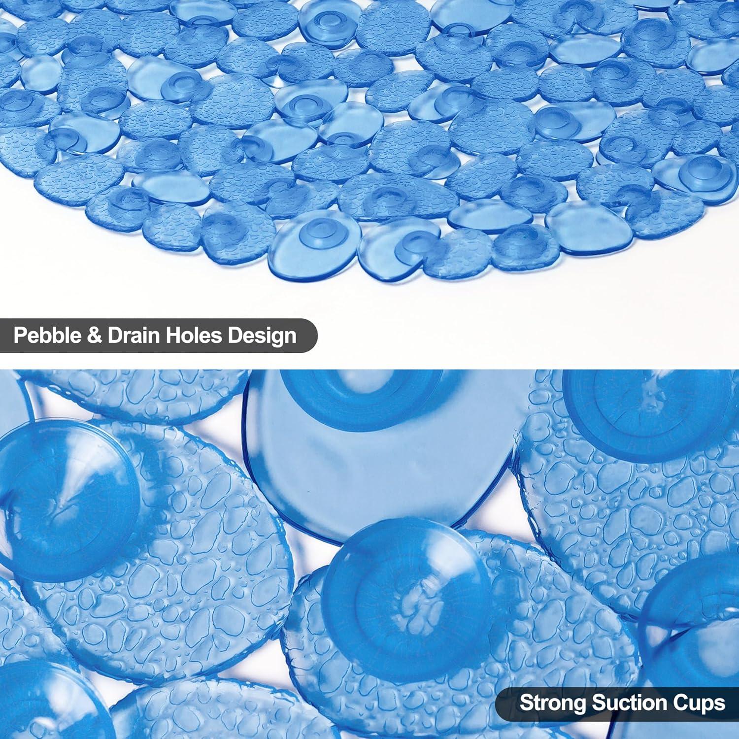 Alfombrilla de Baño Antideslizante Vannokor 68.6x35.6 cm Azul