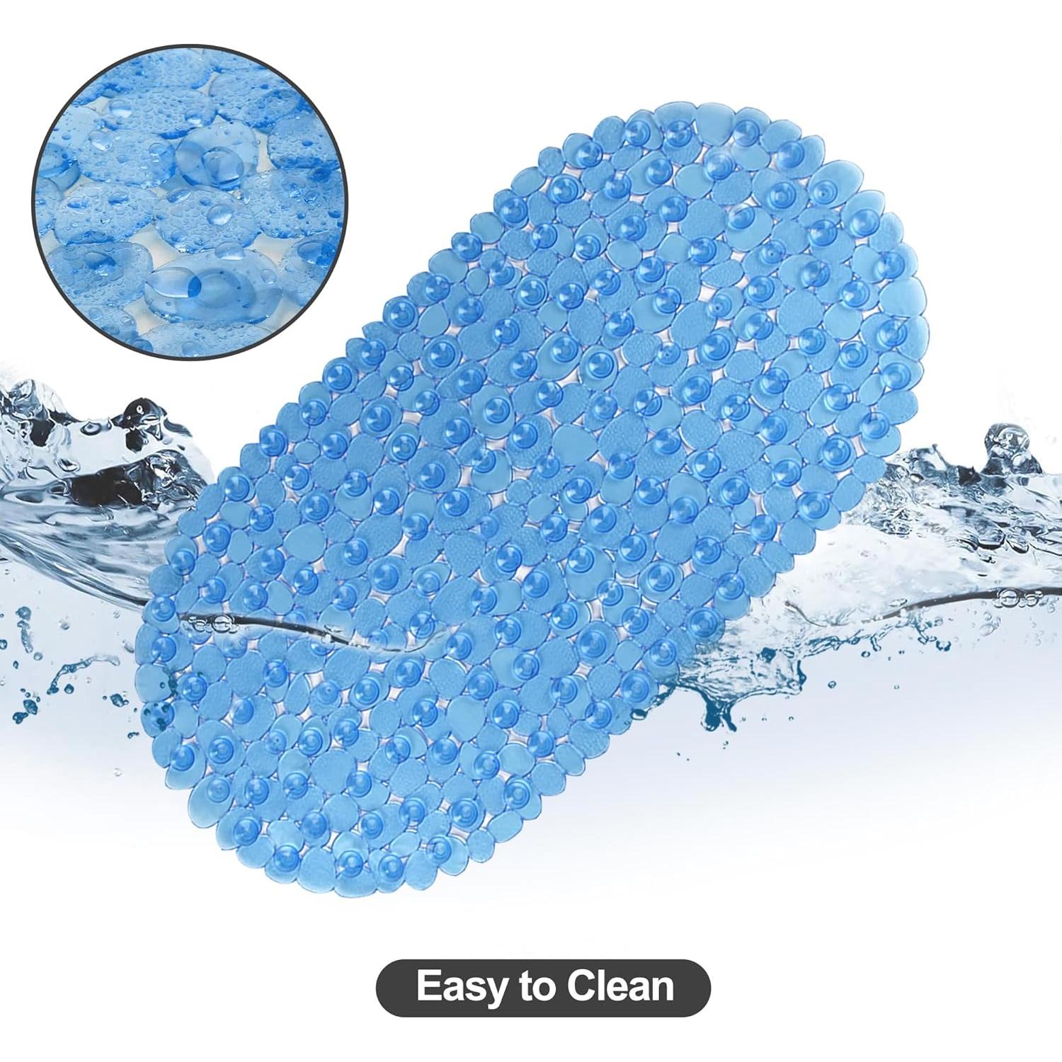 Alfombrilla de Baño Antideslizante Vannokor 68.6x35.6 cm Azul