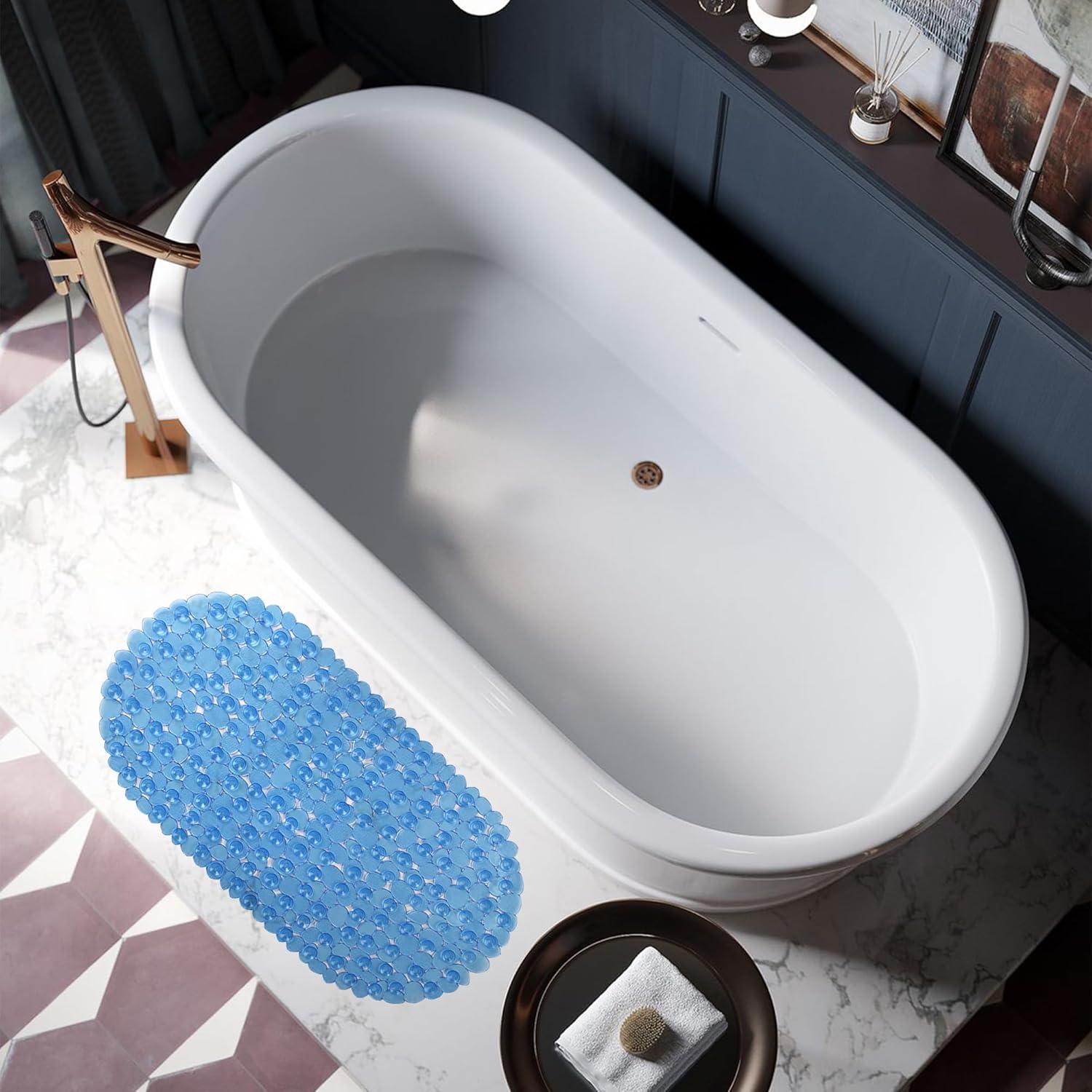 Alfombrilla de Baño Antideslizante Vannokor 68.6x35.6 cm Azul