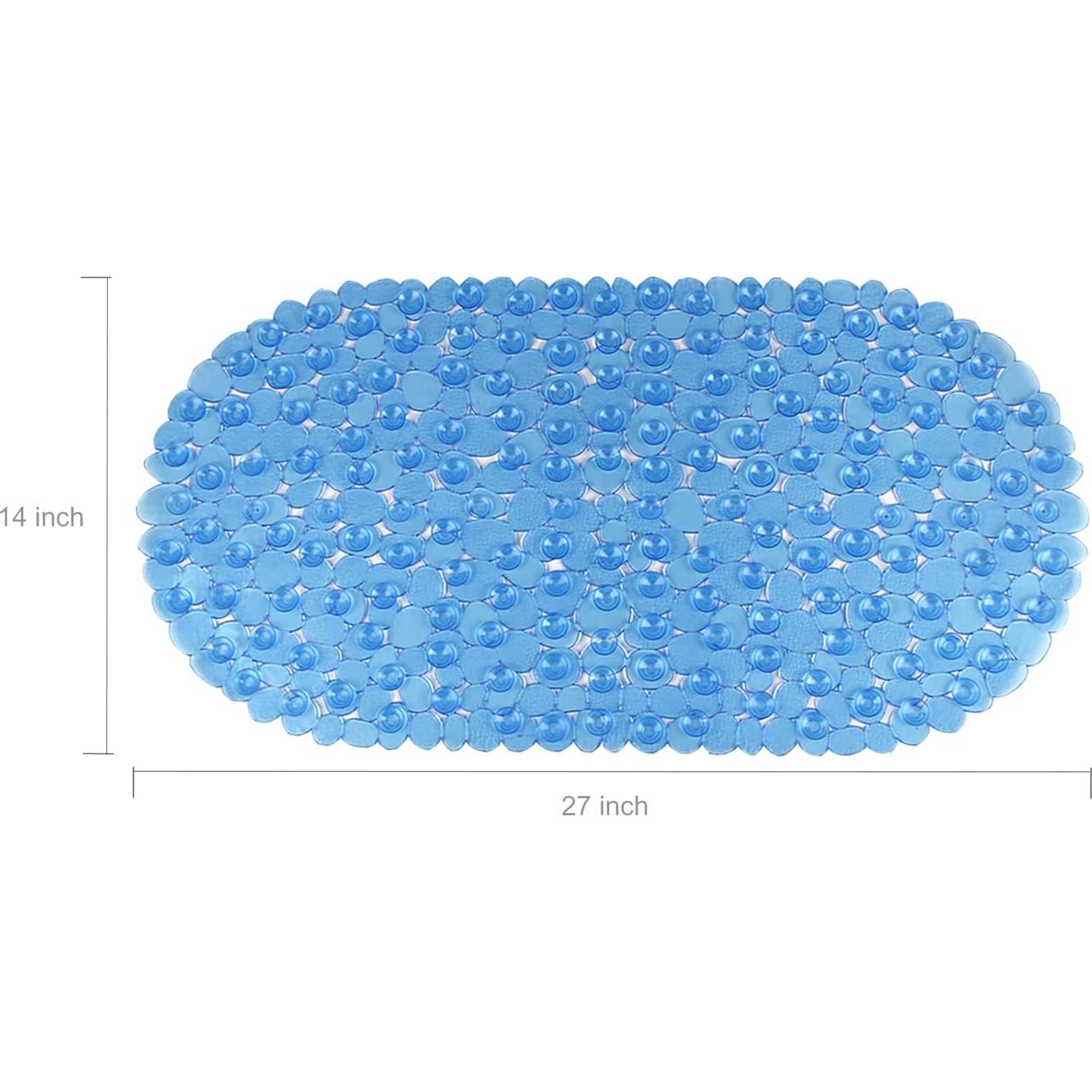 Alfombrilla de Baño Antideslizante Vannokor 68.6x35.6 cm Azul