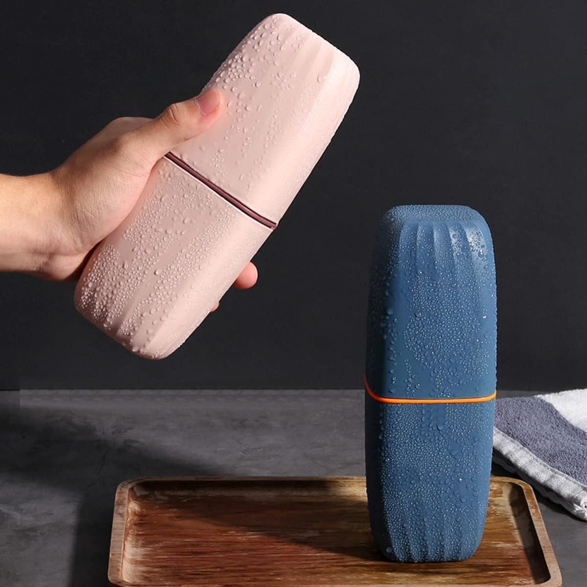 Estuche de Cepillo de Dientes de Viaje SVVOOD Azul Oscuro 20x5 cm