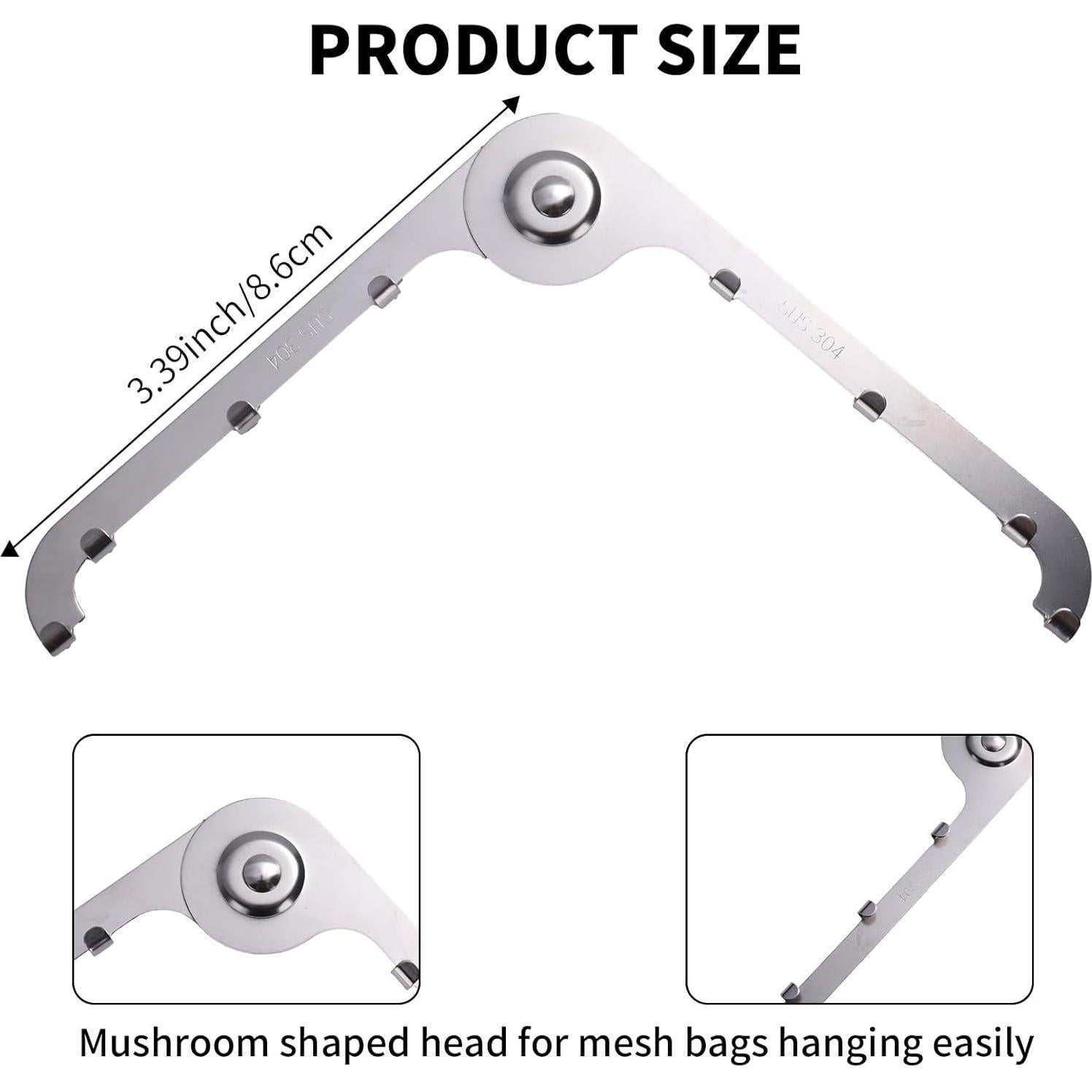 Colador de Fregadero de Cocina SzGnays con 206 Bolsas Desechables