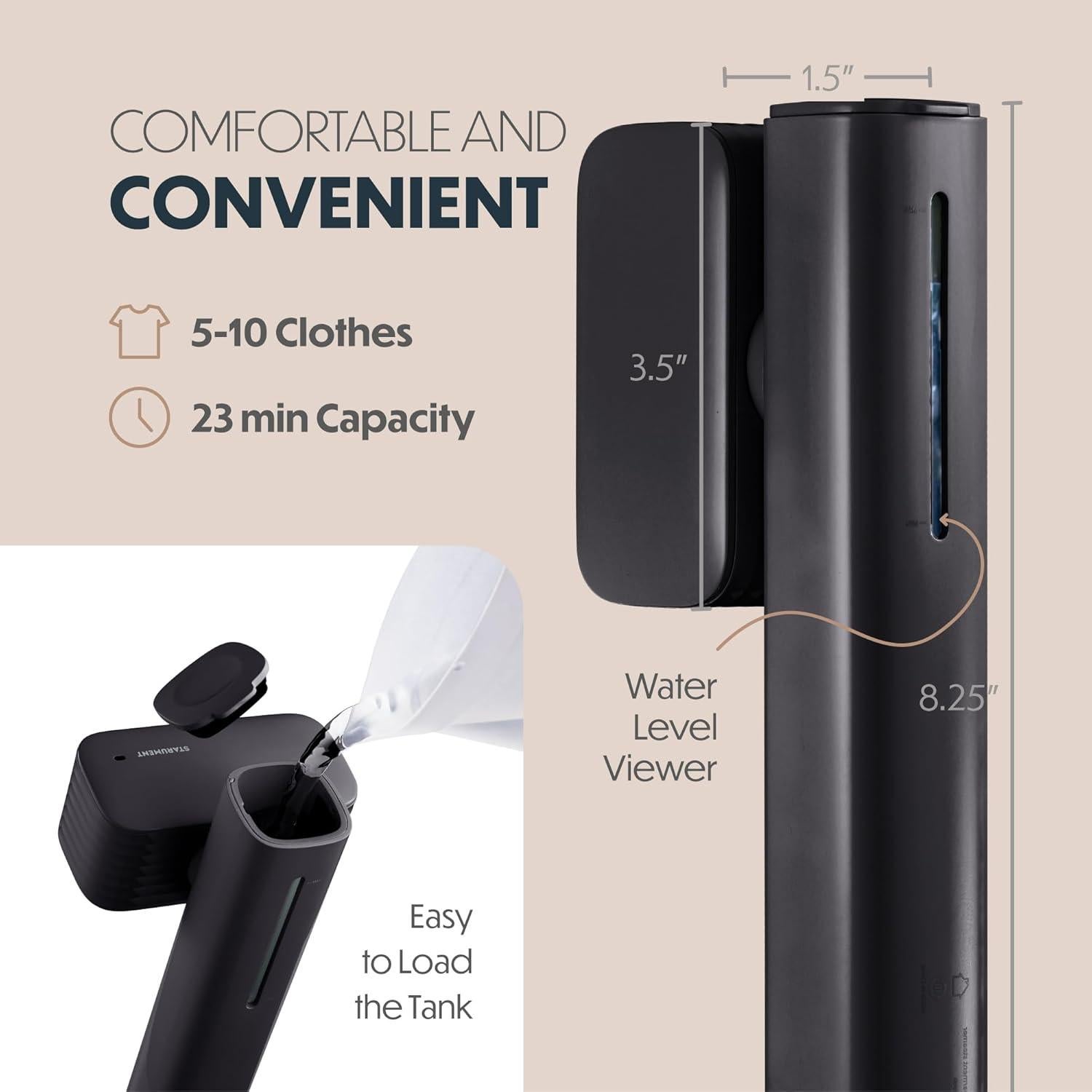 Vaporizador Portátil STARUMENT 900W 70ml Calentamiento 15s