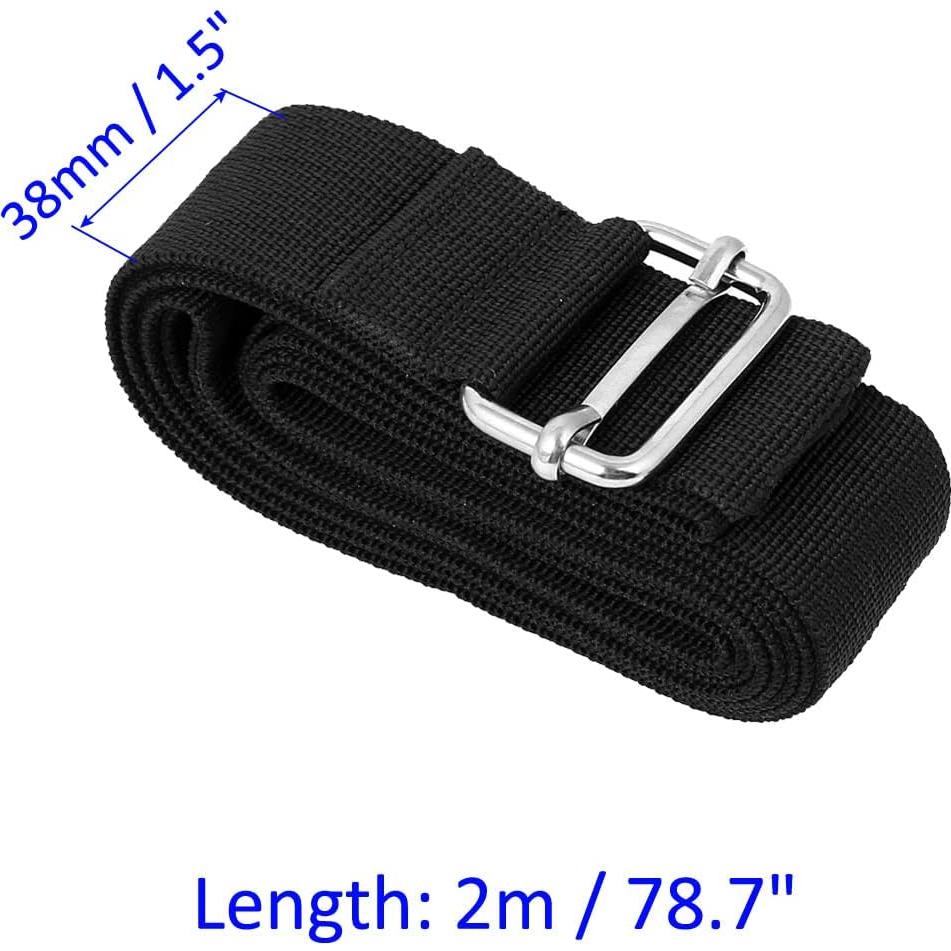 Correa de Equipaje Ajustable M METERXITY 2.01m Negro