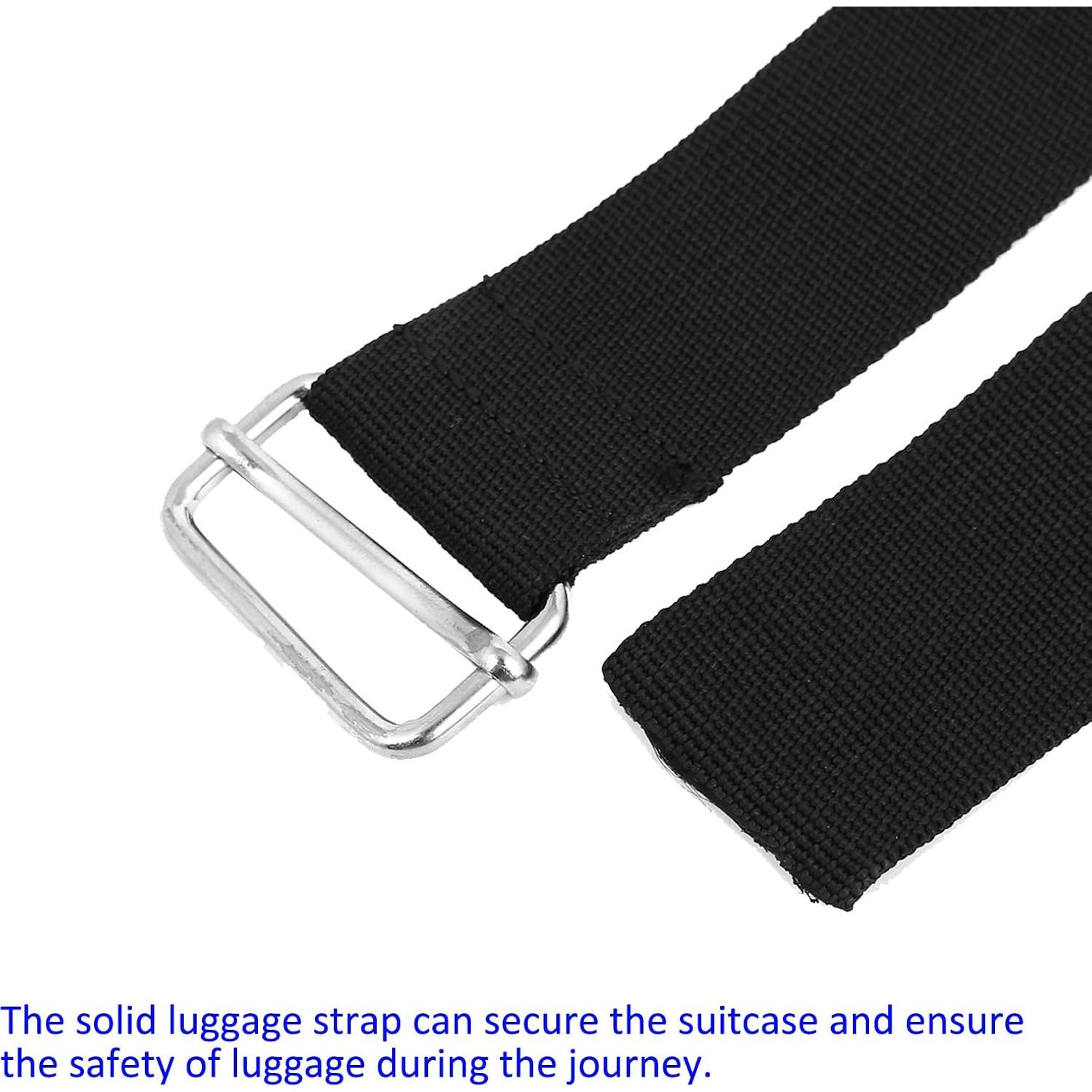 Correa de Equipaje Ajustable M METERXITY 2.01m Negro