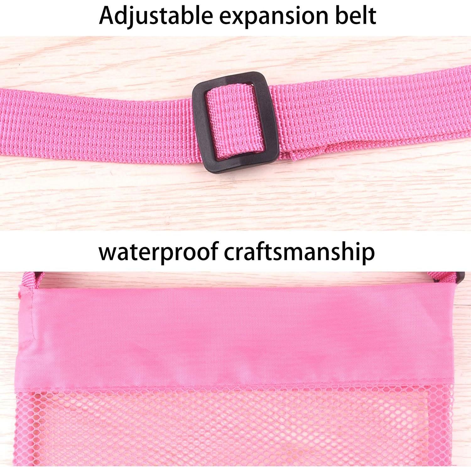 Bolsas de Playa de Malla TUPARKA 4 Pcs Ajustables 22x21cm