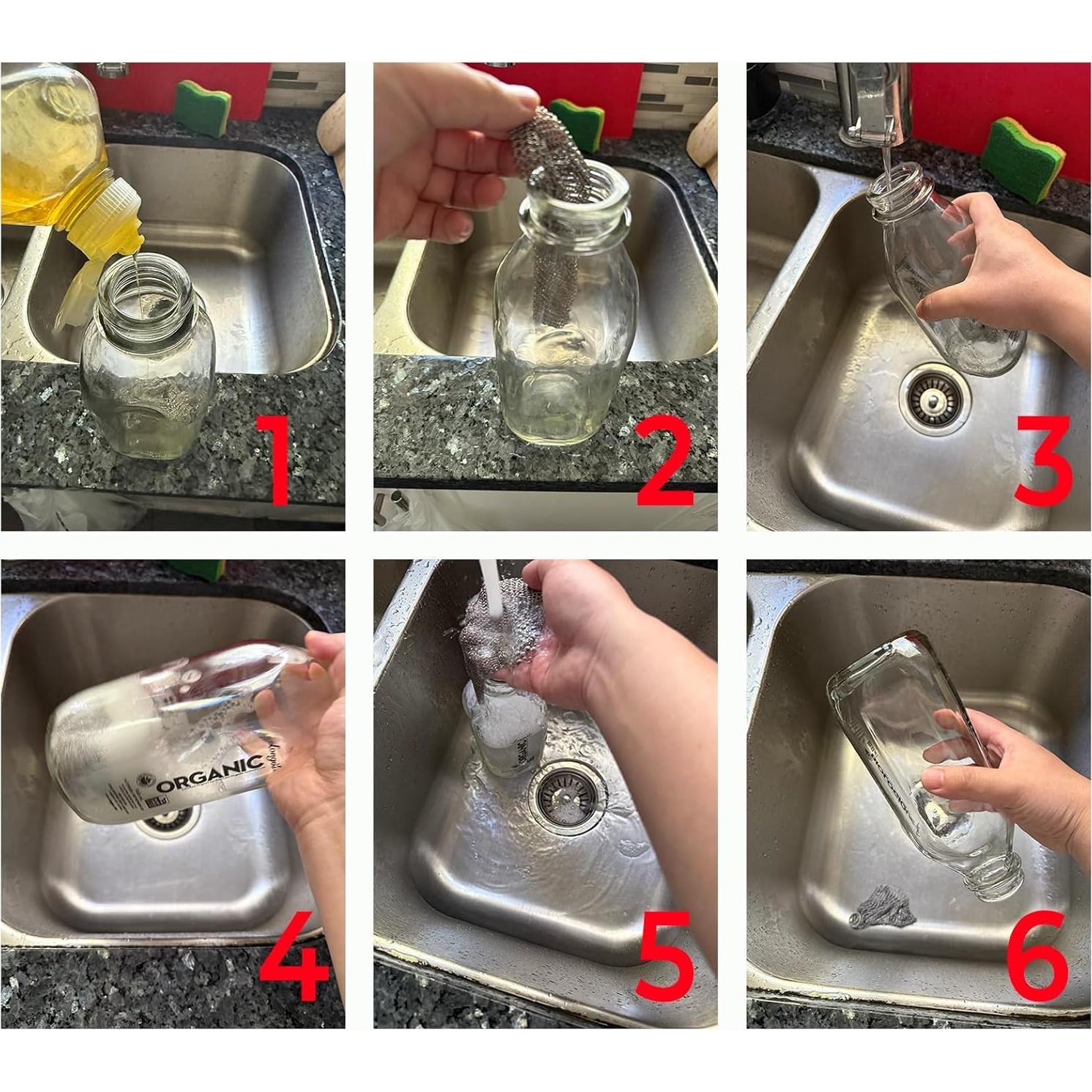 Esponja de Hierro Fundido ERGONOW 10.16cm Limpiador Sartén