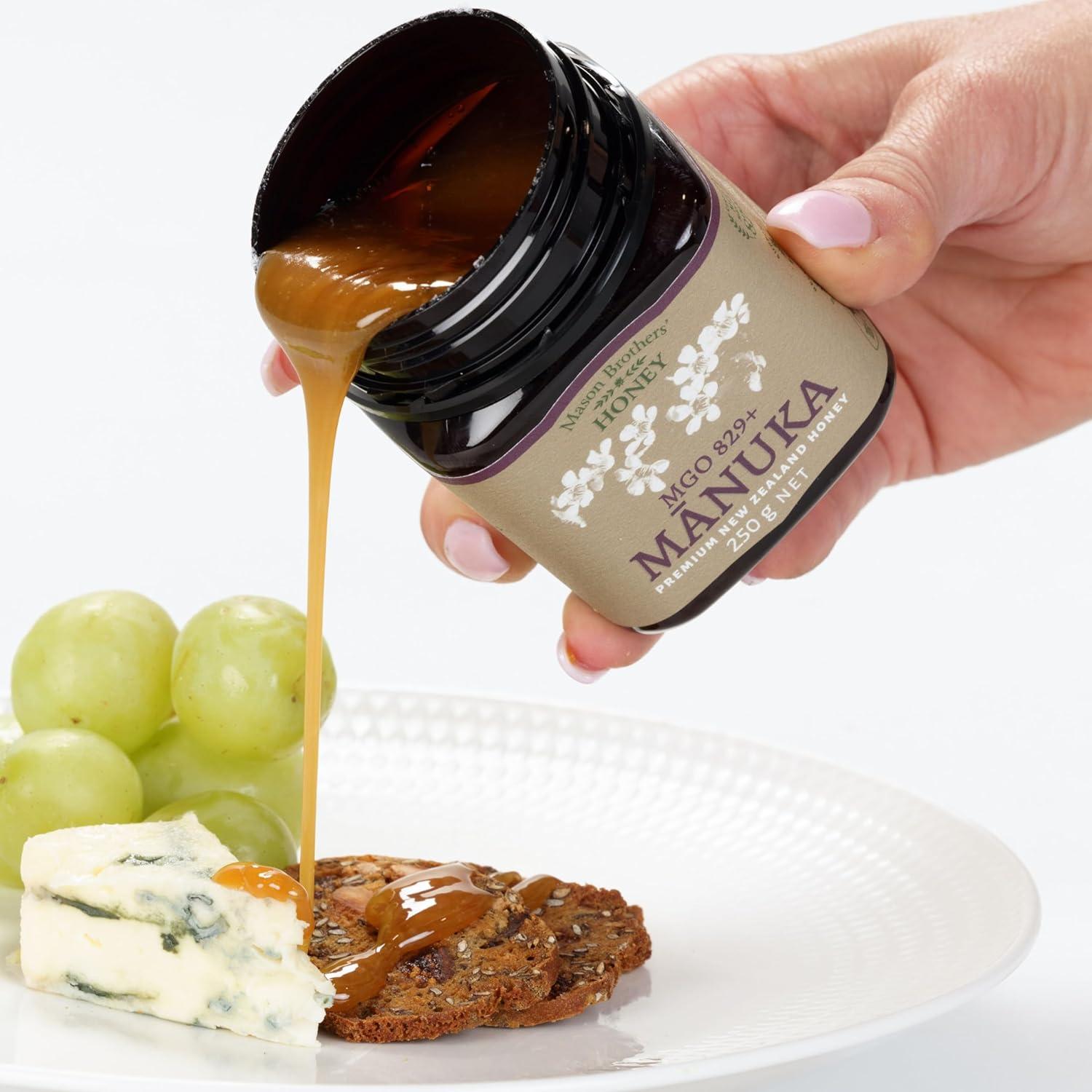 Miel Cruda Manuka MGO 829+ Mason Brothers 250g Nueva Zelanda