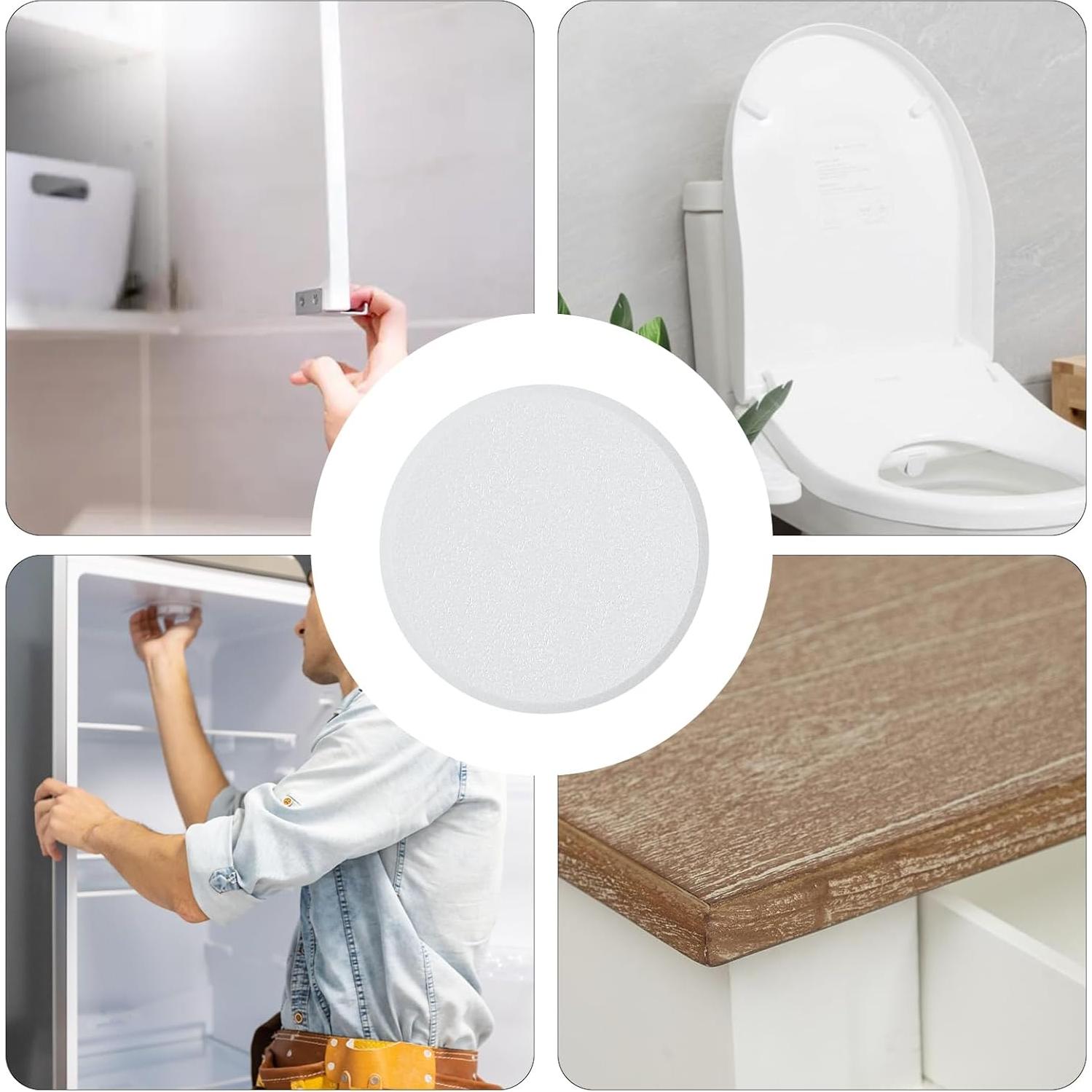 Protector de Pared Redondo 10 Piezas HOME MASTER 8.26 cm