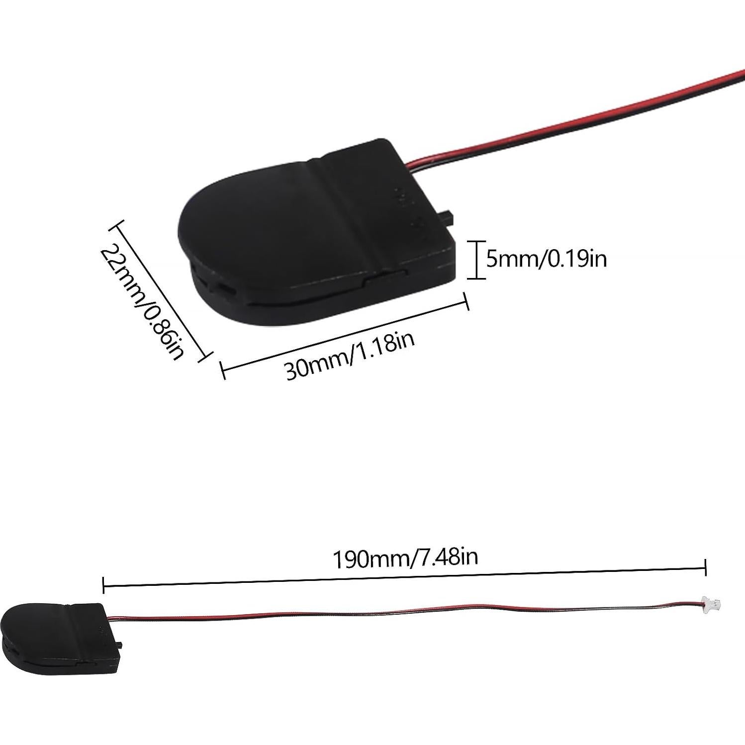 10 Piezas Soporte de Batería RTC DWEII Compatible Raspberry Pi 5