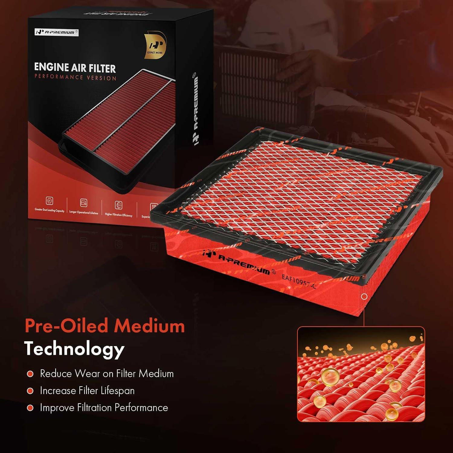 Filtro de Aire de Motor A-Premium para Jeep, Toyota, Lexus, Dodge