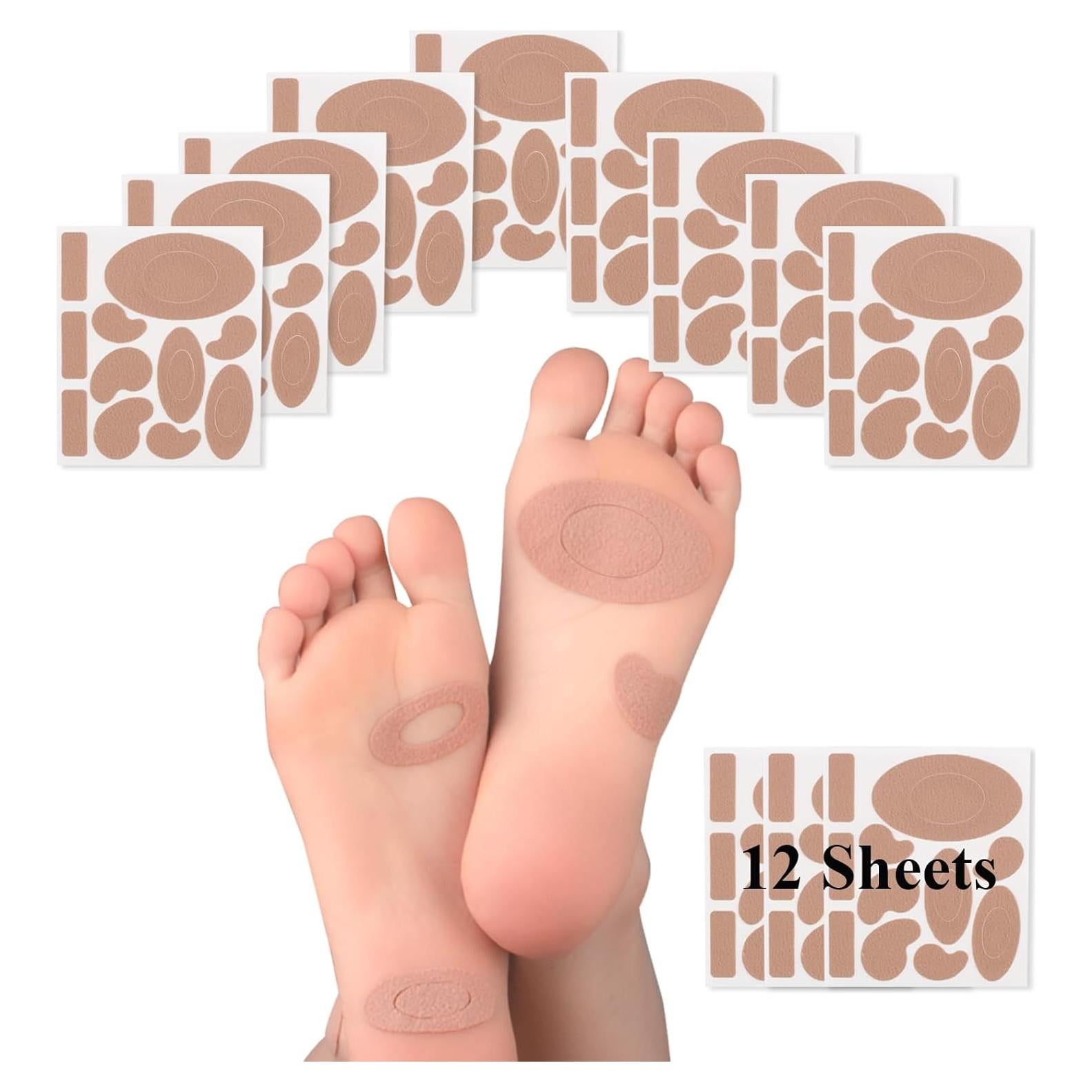 Moleskin para Ampollas Decproch - 12 Hojas (132 Piezas)