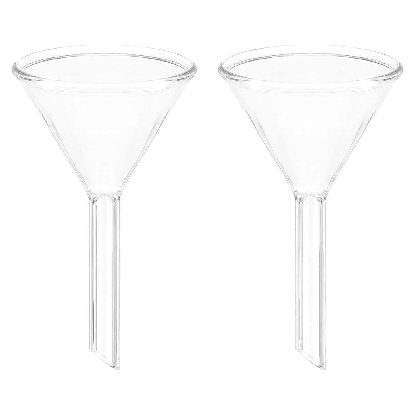 Embudo de Vidrio Borosilicato PATIKIL 40mm - Paquete de 2