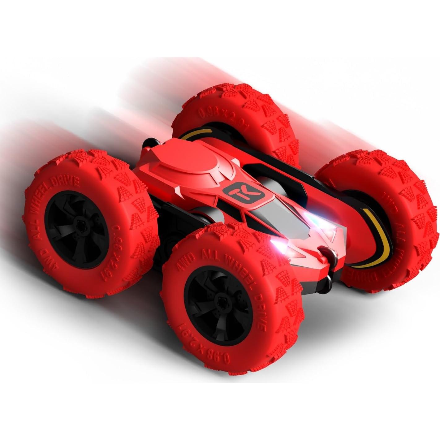 Coche RC Acrobático Threeking Rojo Doble Cara 0.35 kg