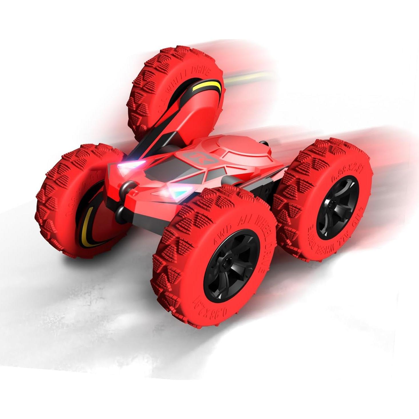 Coche RC Acrobático Threeking Rojo Doble Cara 0.35 kg