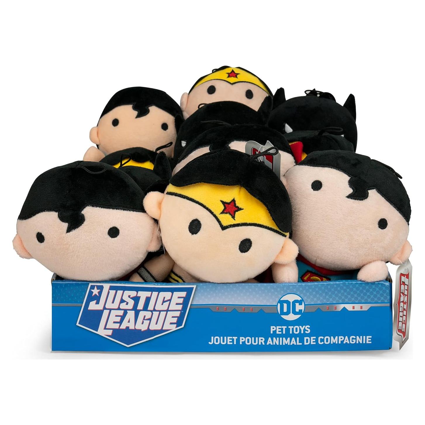 Juguetes para perros DC Comics 15 piezas Batman Superman Wonder Woman