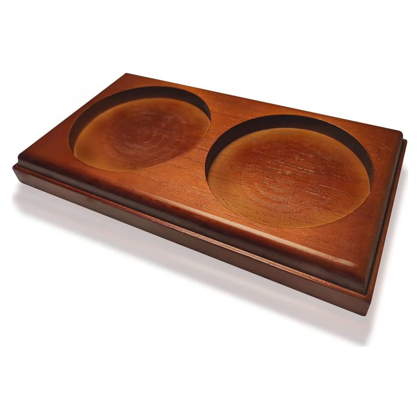 Bandeja de Madera de Roble Hion para Molinillos de Sal y Pimienta 7cm