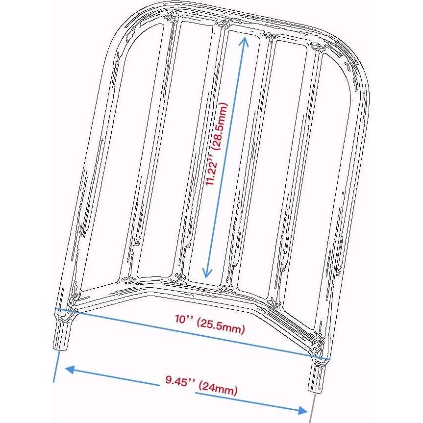 Soporte Sissy Bar y Portaequipajes Trasero AIRCMT para Indian 2014-2019
