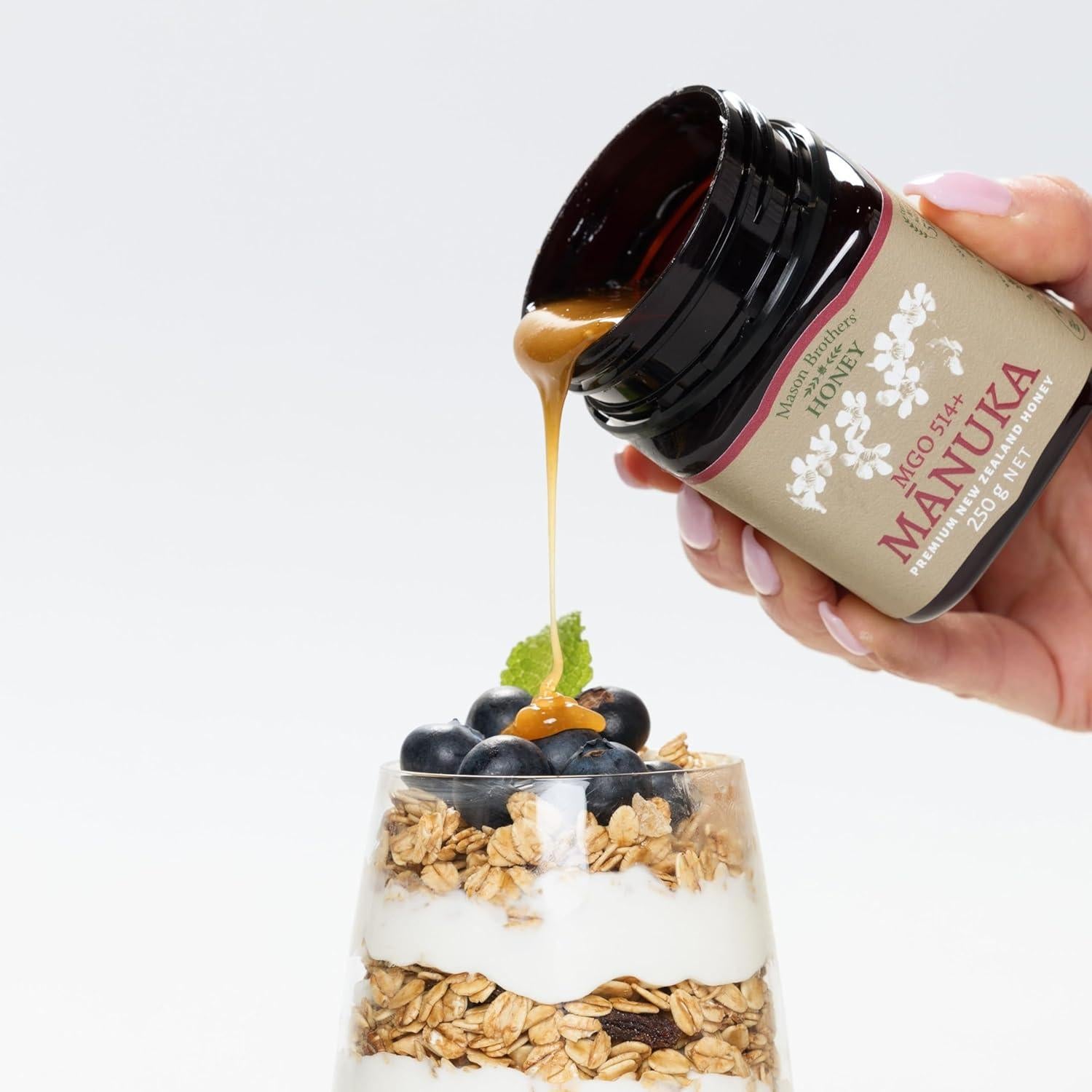 Miel Cruda de Manuka MGO 514+ Mason Brothers 248g Nueva Zelanda