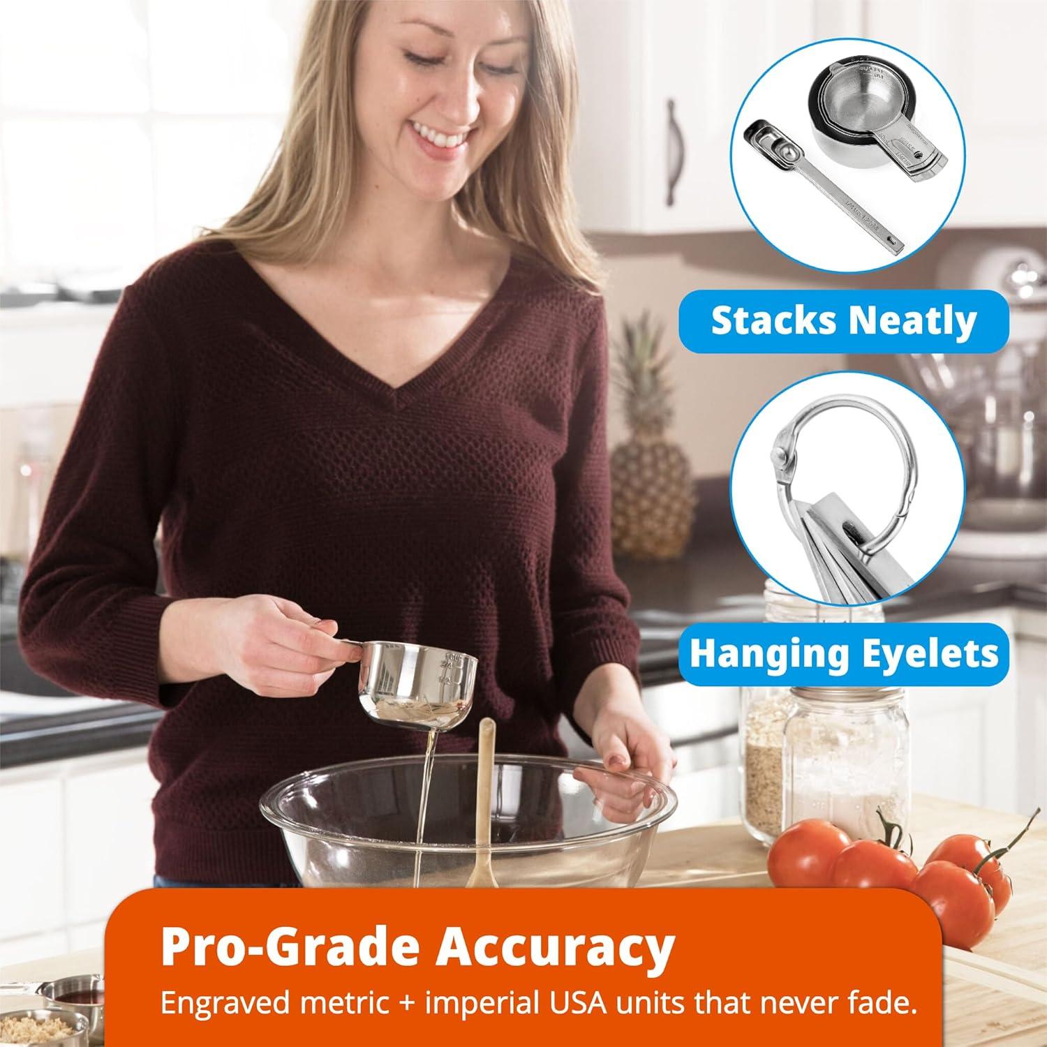 Kit de Medición Acero Inoxidable Morgenhaan - 8 Piezas