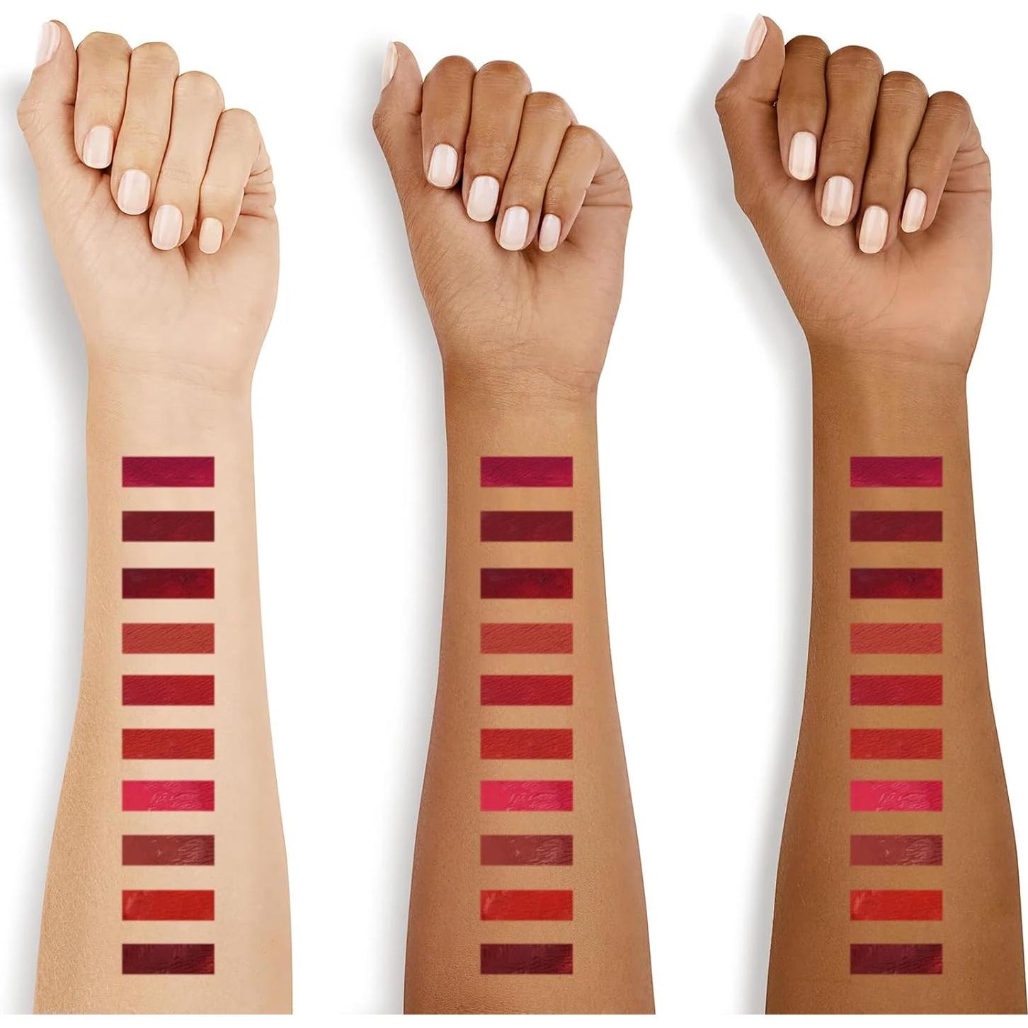 Set de Labiales Líquidos Mate GLAMEER, 10 Colores, Impermeable