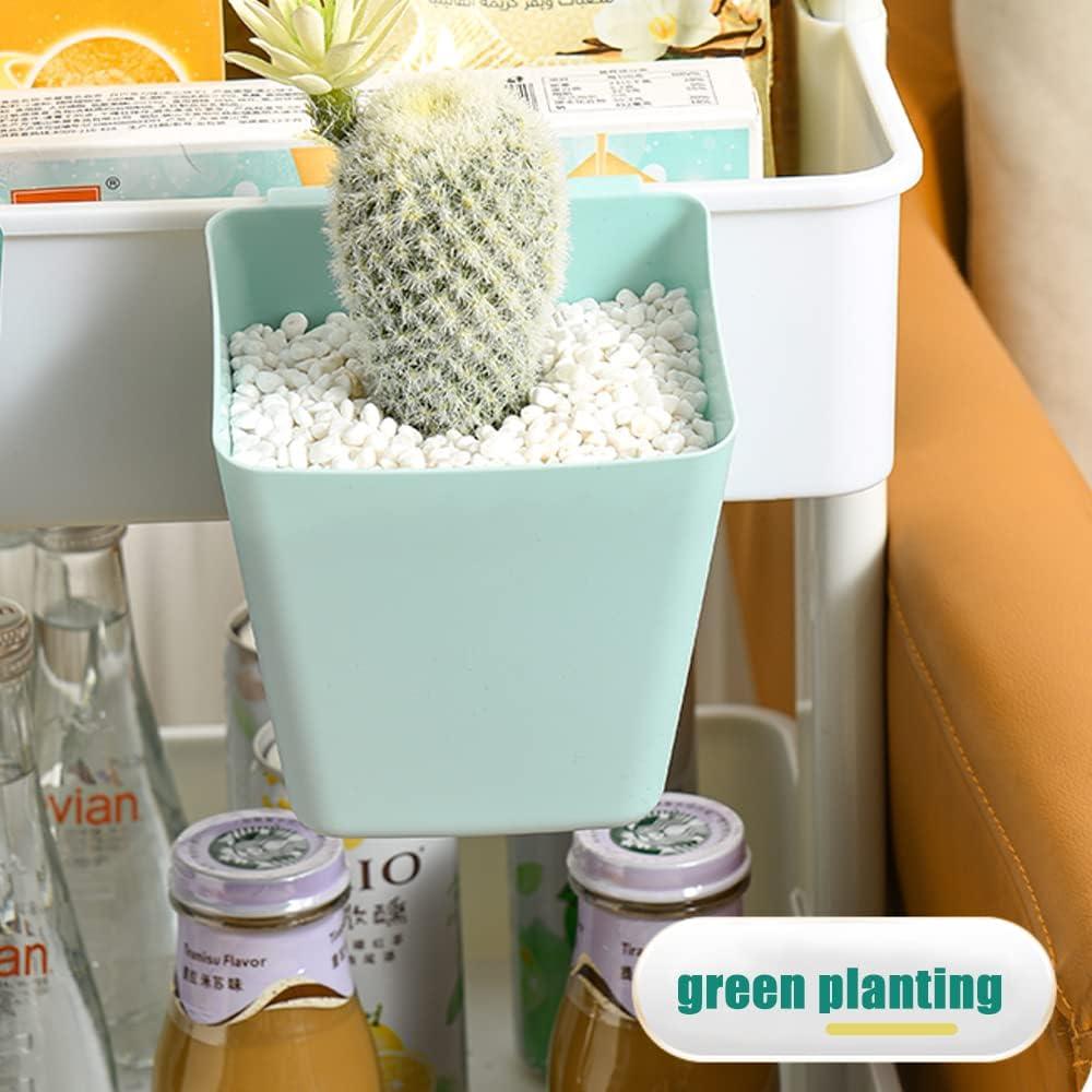 6 Soportes de Taza Colgantes FMOACEN Azul Cian Organizador