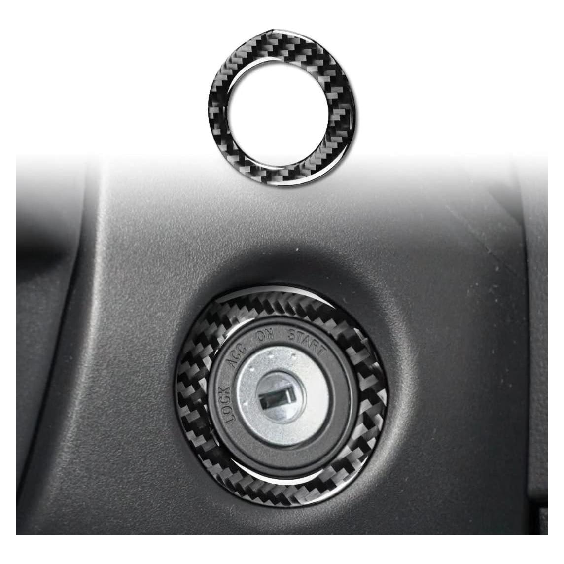 Cubierta de Encendido de Fibra de Carbono Burnmoto para Toyota Corolla 2014-2018 - Negro