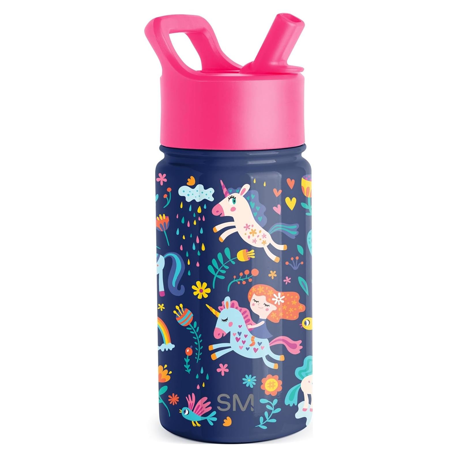 Botella de Agua Aislada Simple Modern 414ml Unicornio