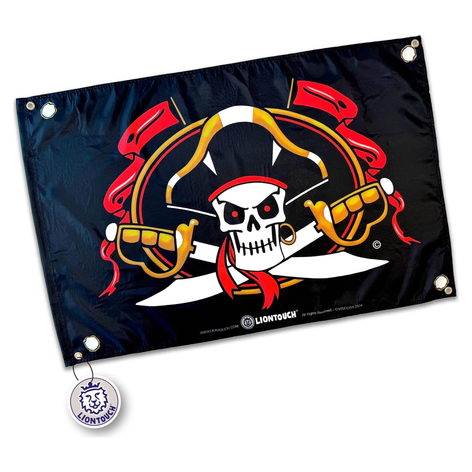 Bandera Pirata Liontouch Capitán Cross 1.0 x 0.7 m Accesorio