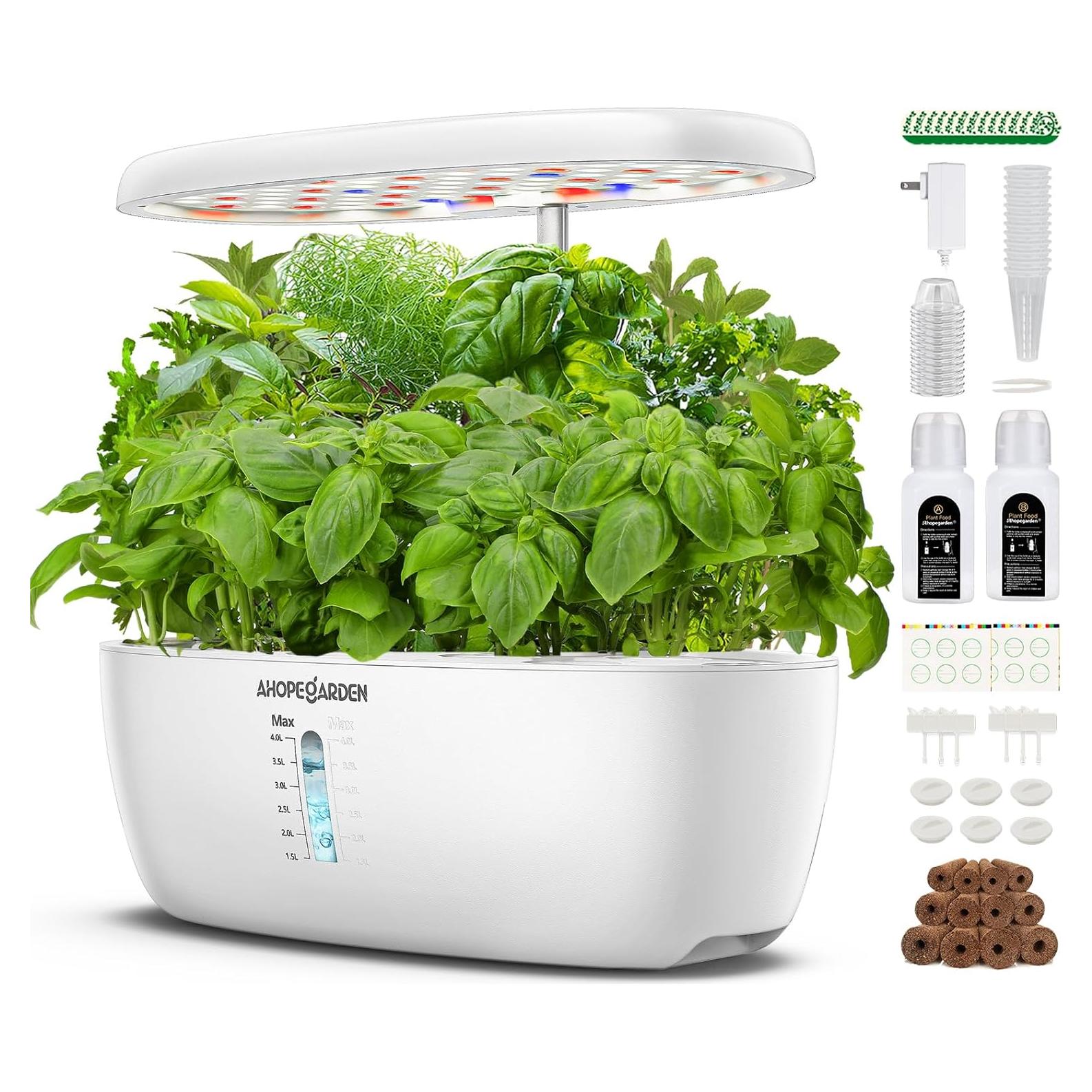 Cultivador Hidropónico Ahopegarden 12 Cápsulas 4L LED