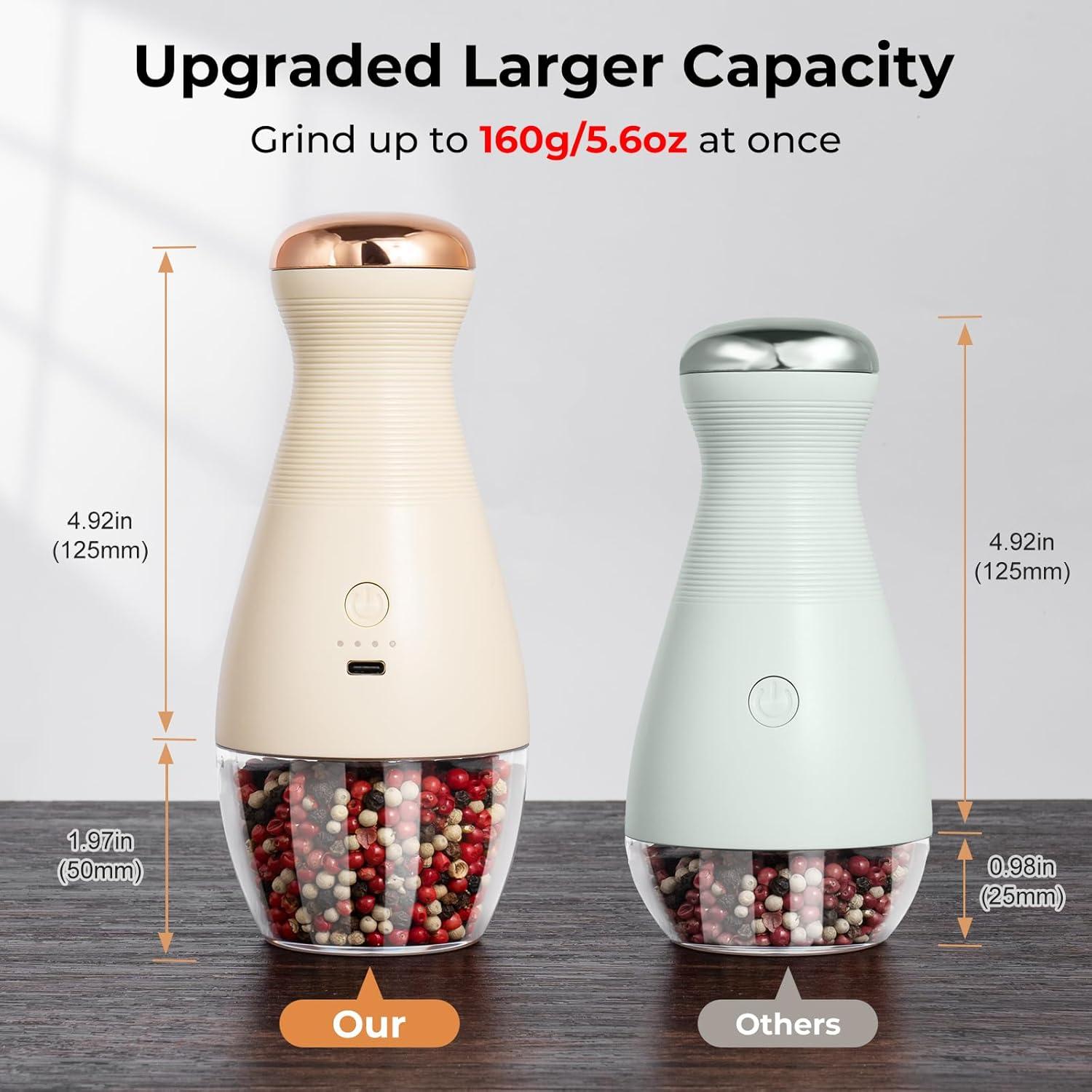 Juego de Molinillos Eléctricos de Sal y Pimienta Setron 2pcs