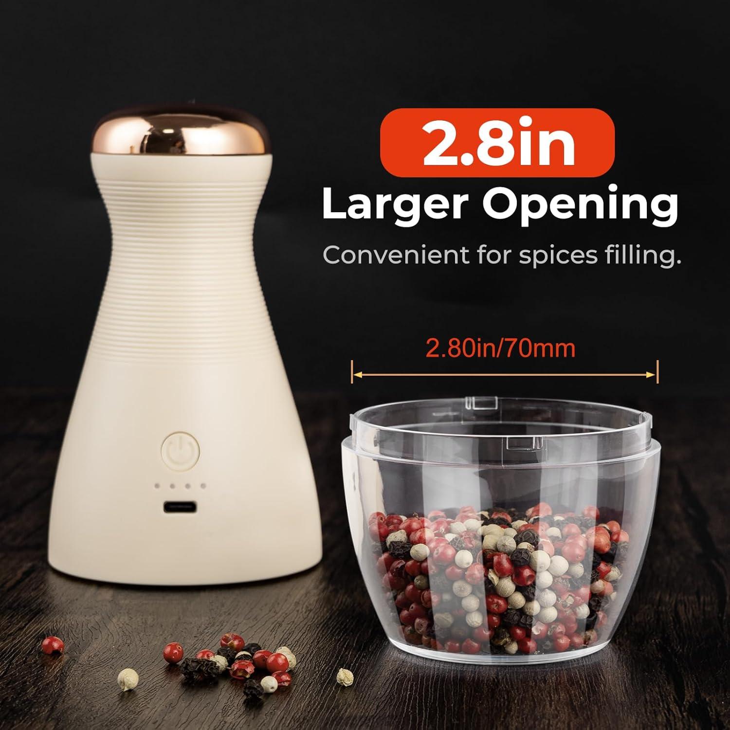 Juego de Molinillos Eléctricos de Sal y Pimienta Setron 2pcs