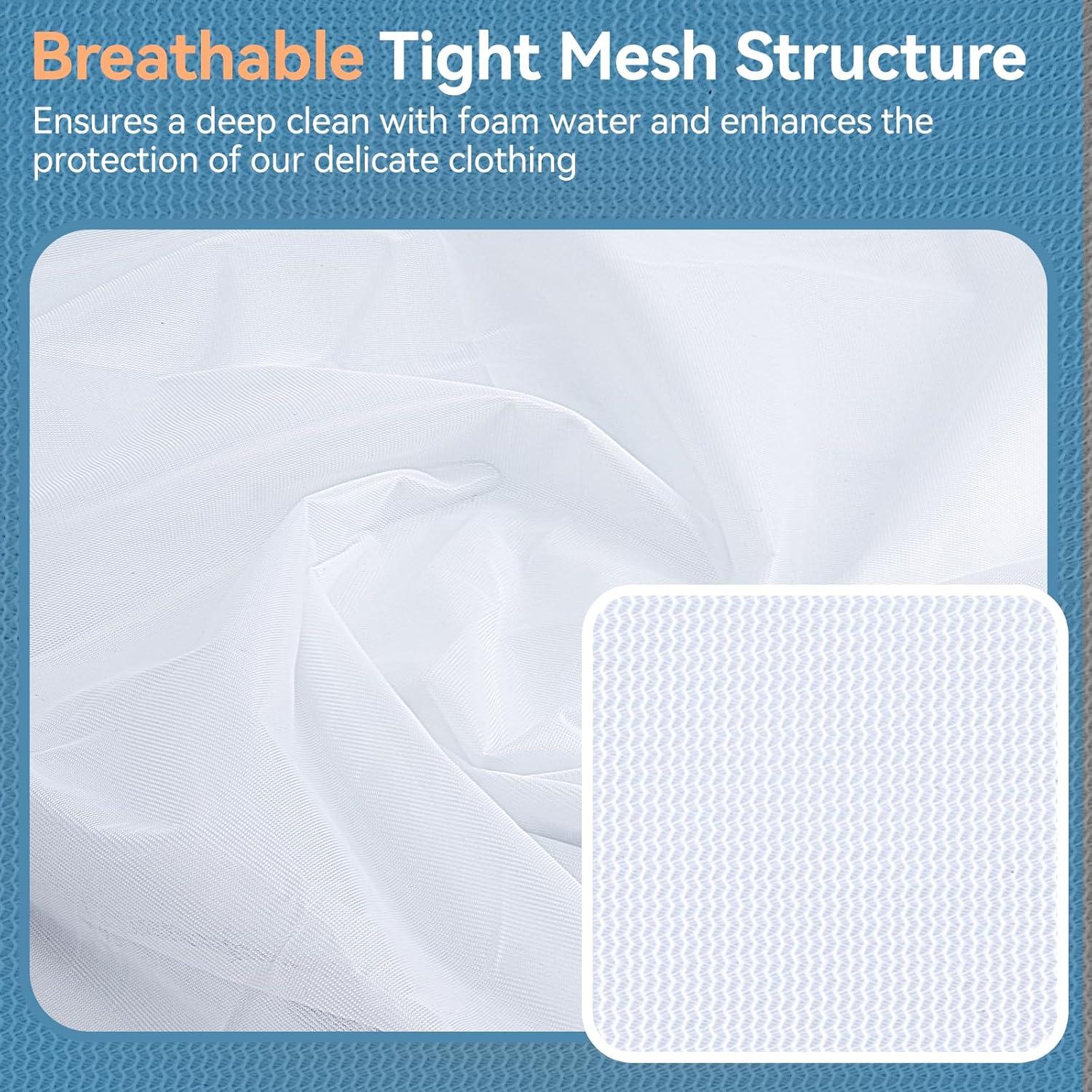 Bolsas de Lavandería de Malla Hoodeet 4 Piezas 40x50 cm