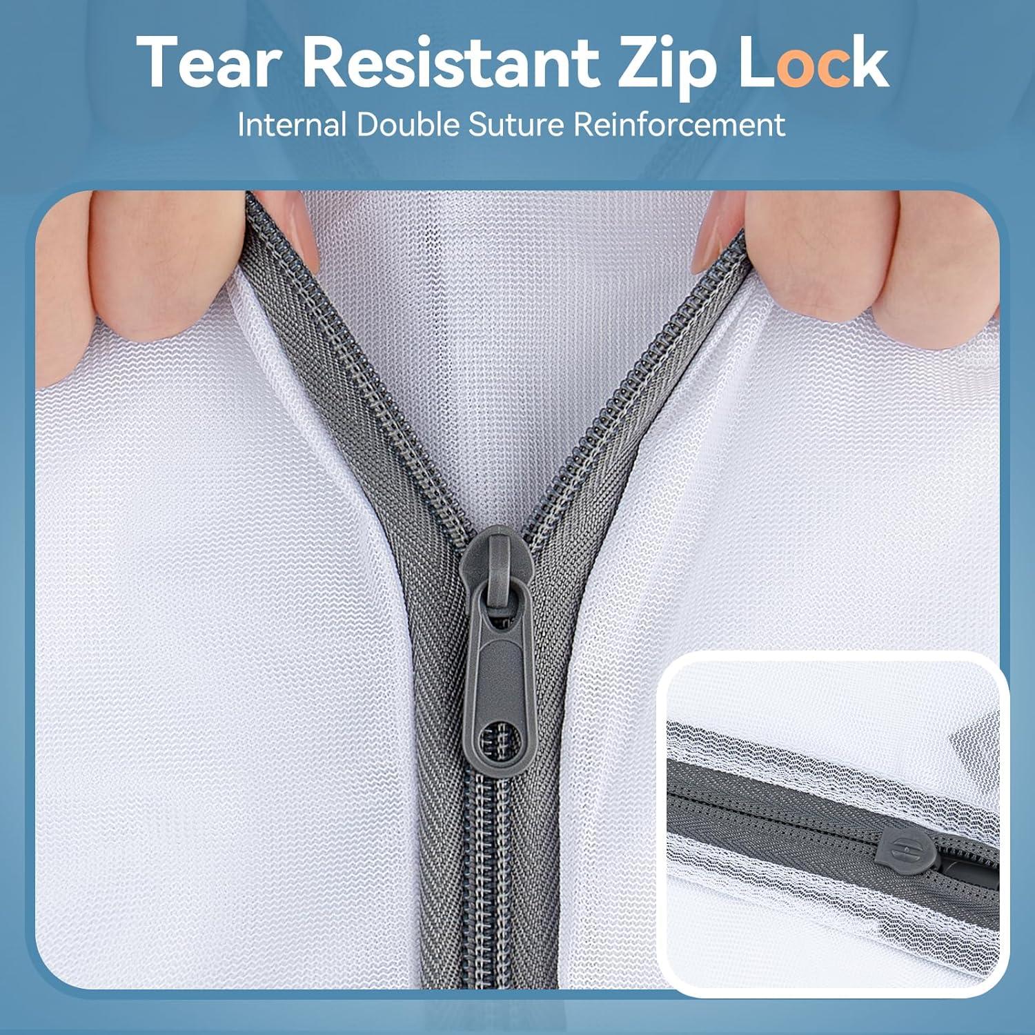 Bolsas de Lavandería de Malla Hoodeet 4 Piezas 40x50 cm