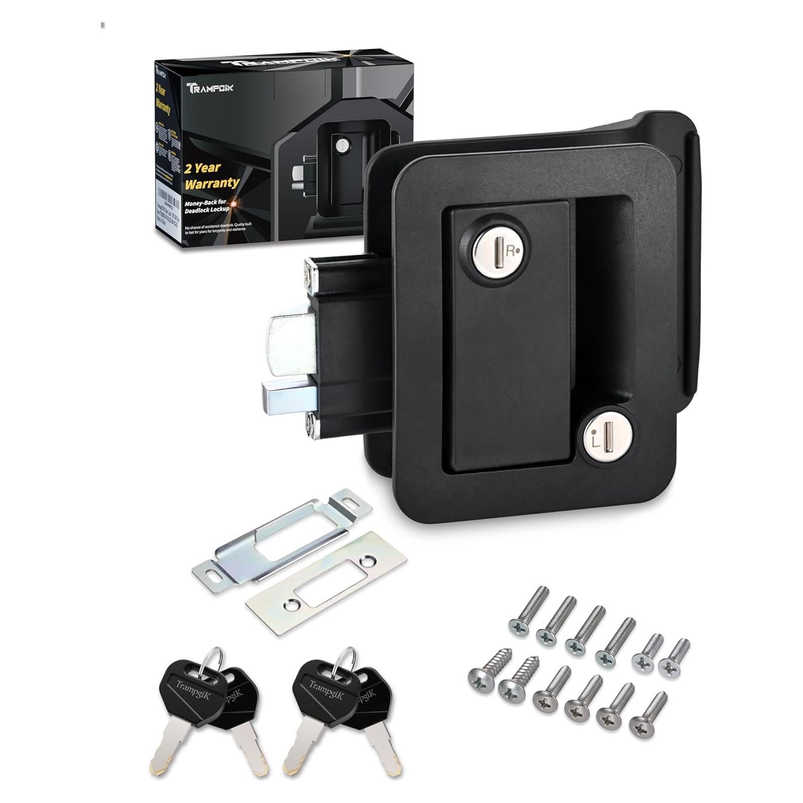 Cerradura de puerta camper TrampgiK de plástico 9.27x7.49cm