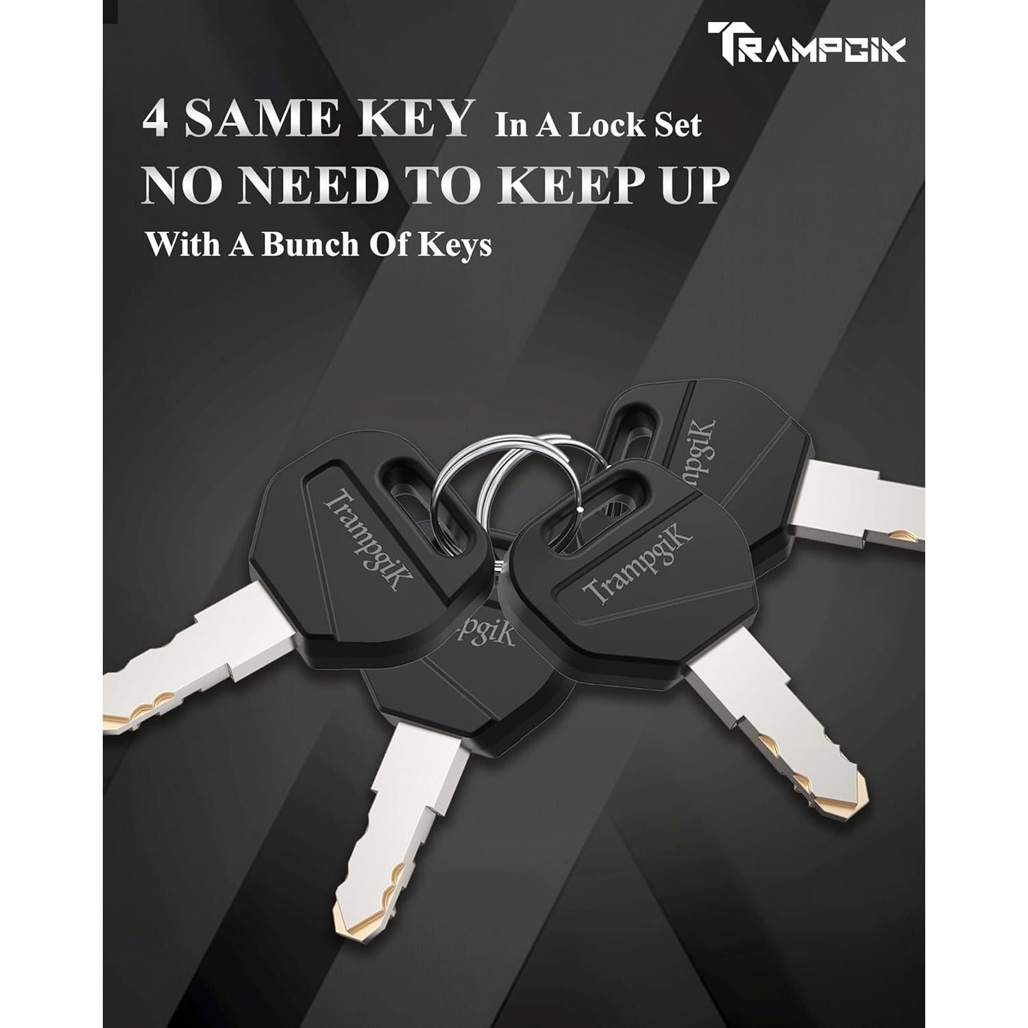 Cerradura de puerta camper TrampgiK de plástico 9.27x7.49cm