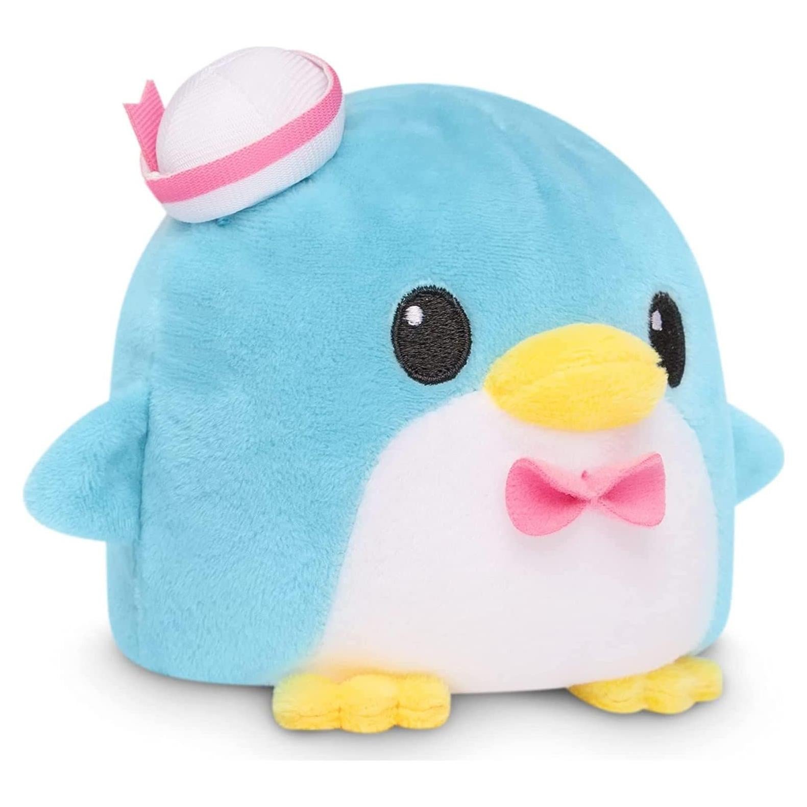 Peluche Reversible TeeTurtle Tuxedo Sam 10 cm Suave