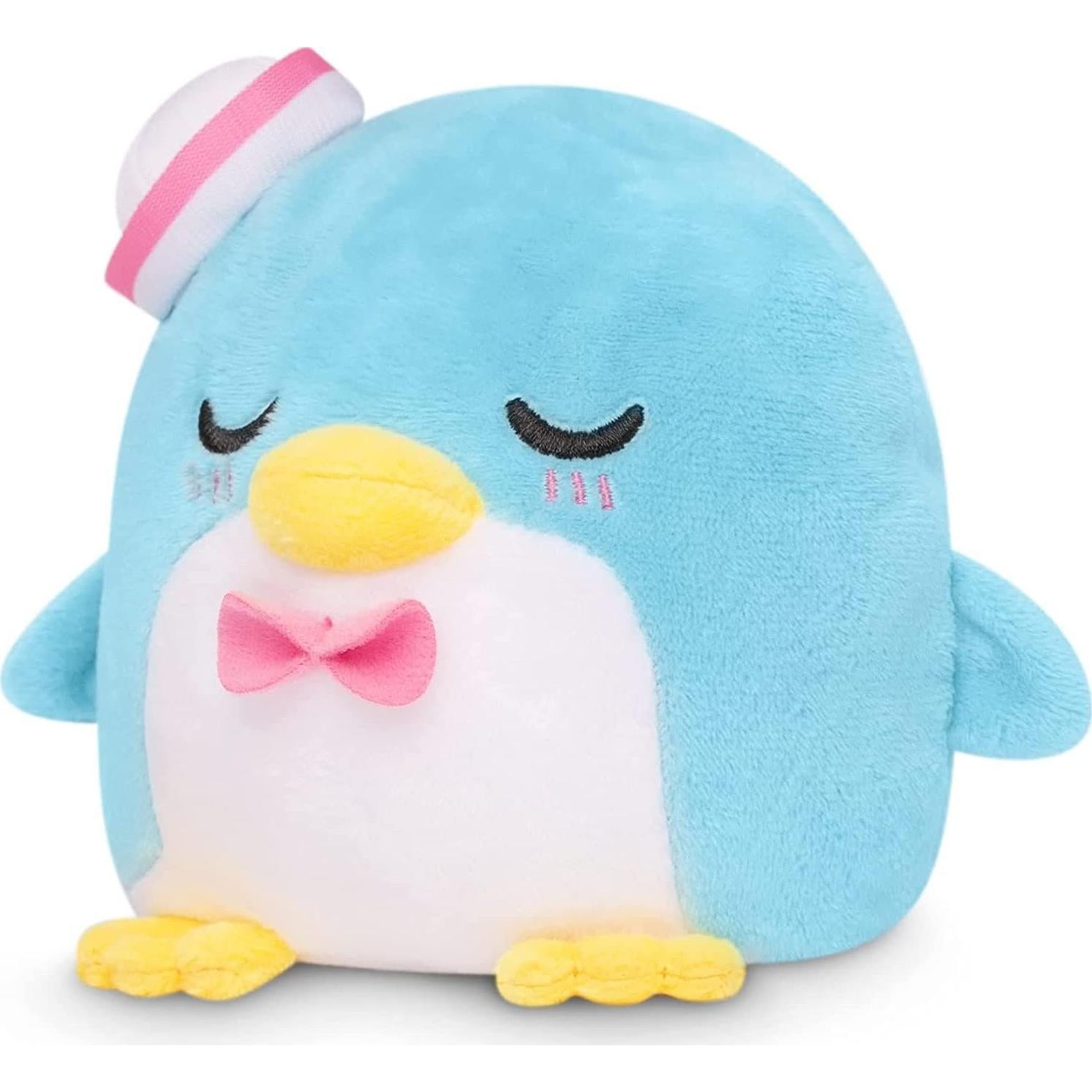 Peluche Reversible TeeTurtle Tuxedo Sam 10 cm Suave