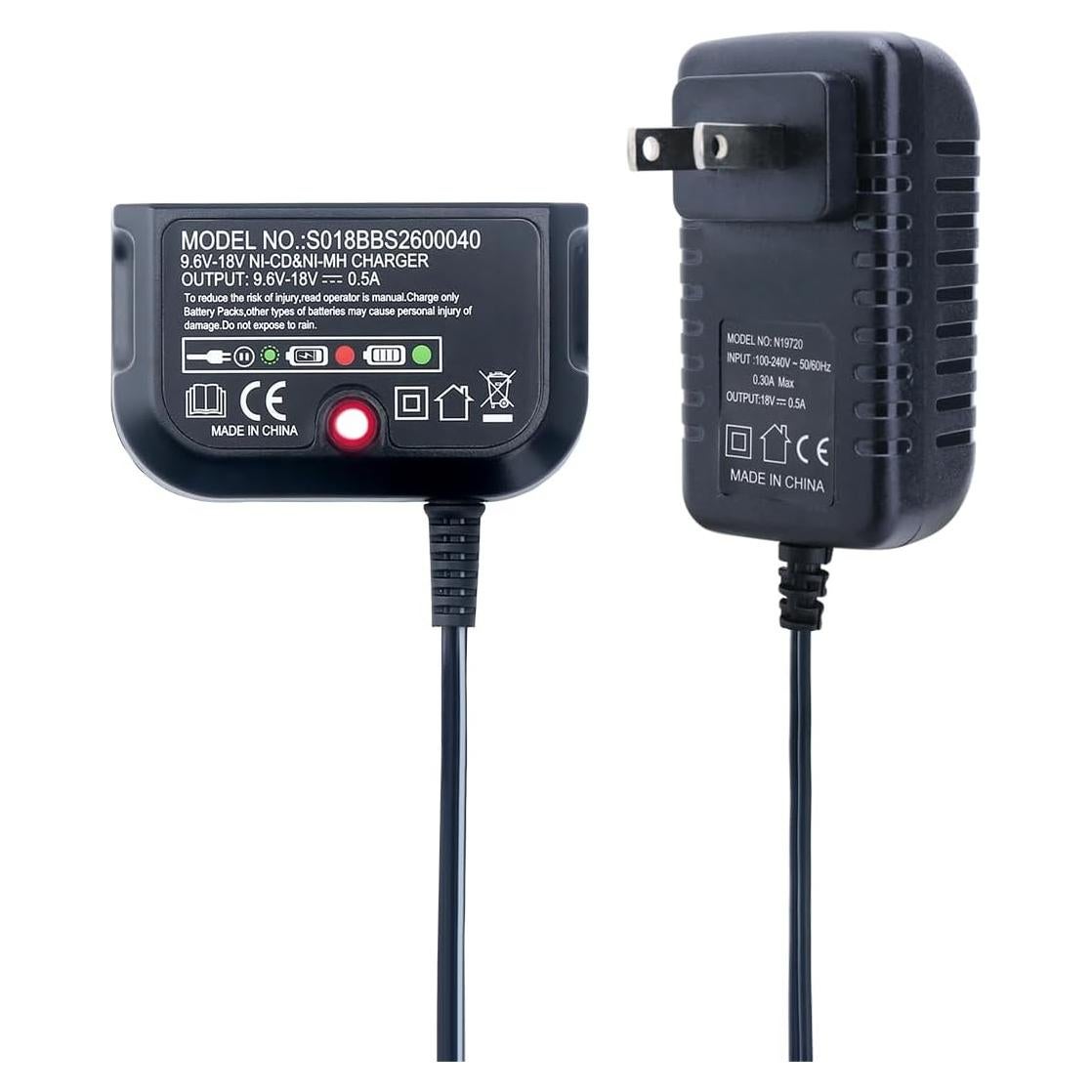 Cargador de Batería Multi Volt Biswaye 9.6V-18V Black & Decker