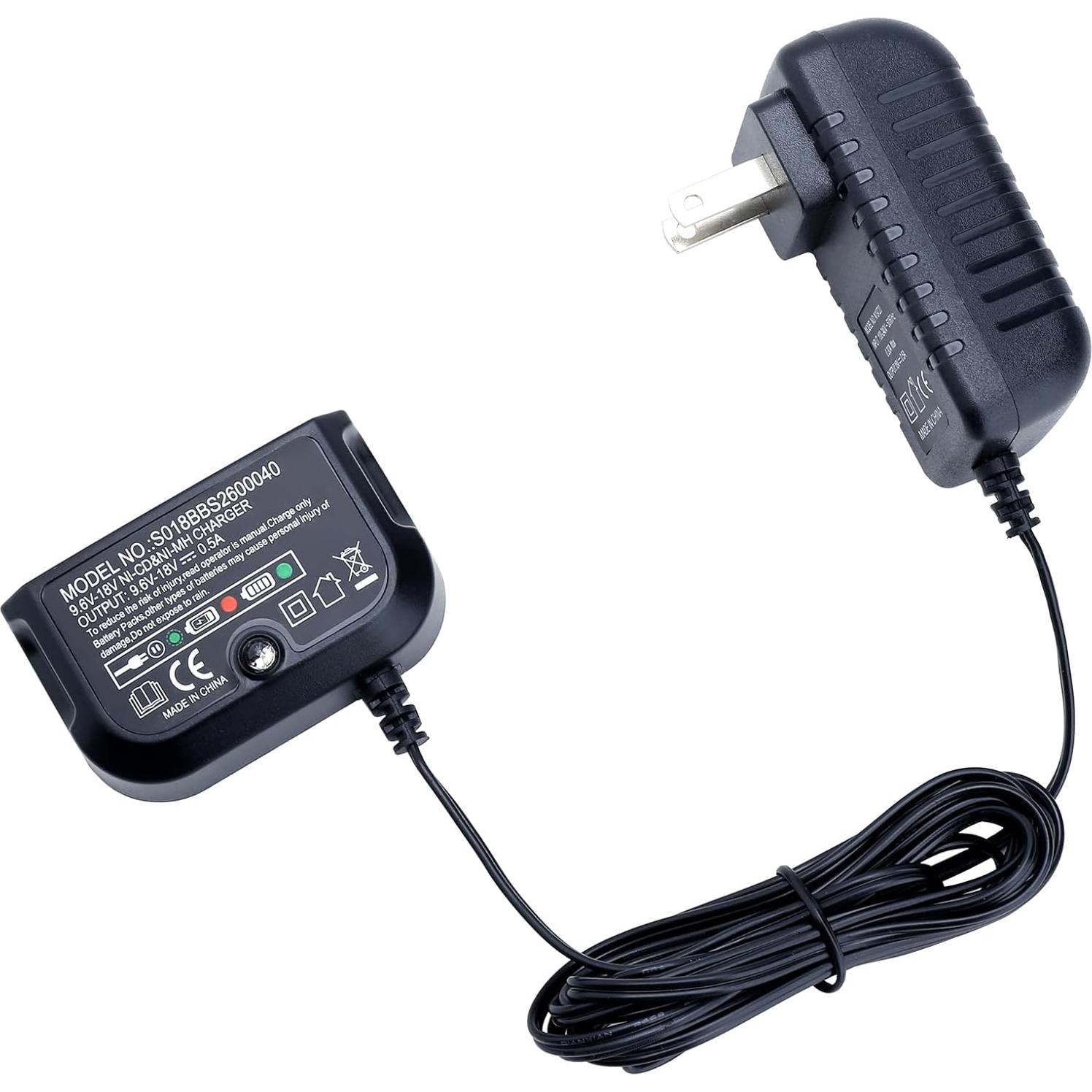 Cargador de Batería Multi Volt Biswaye 9.6V-18V Black & Decker