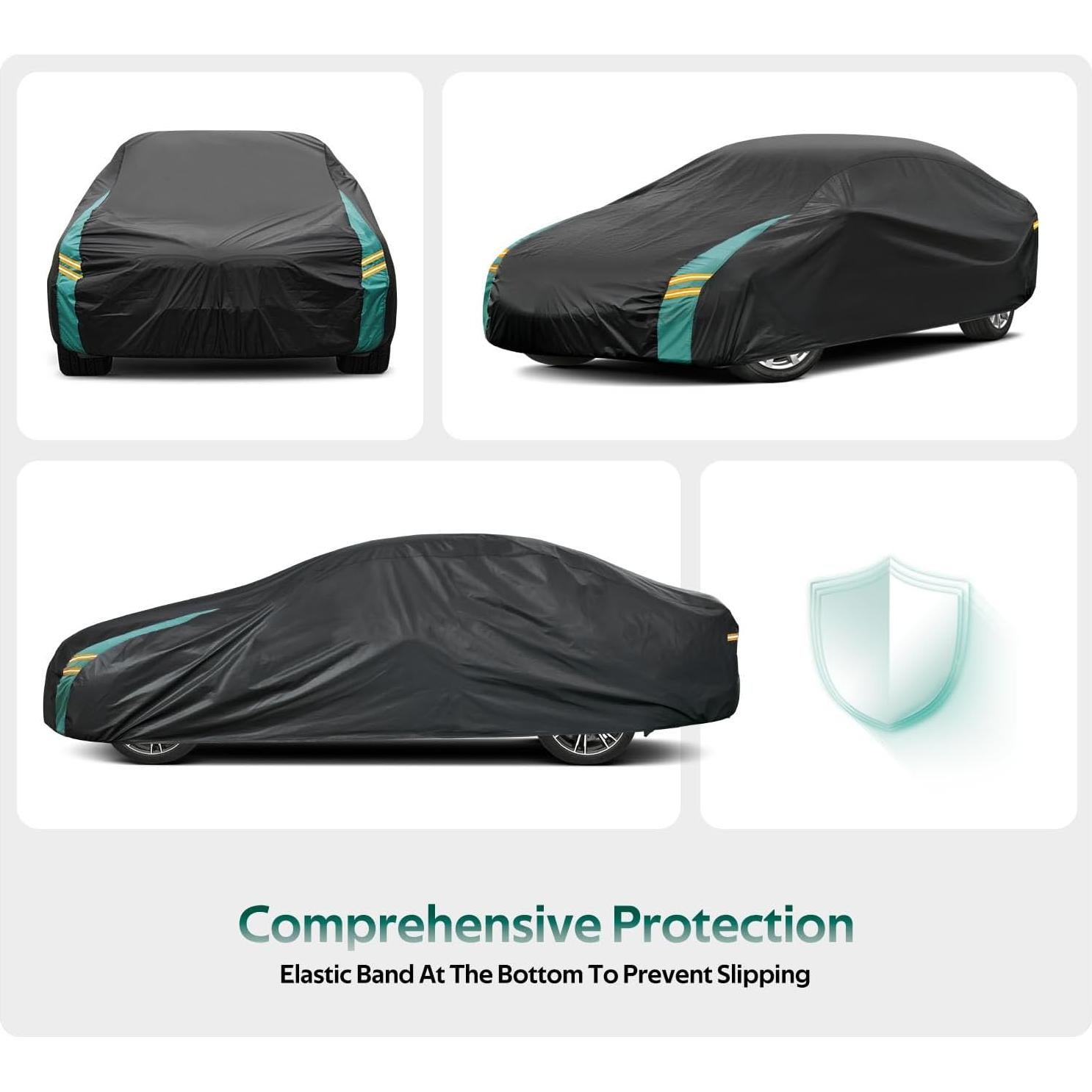 Funda de Coche Molebt Impermeable Ajuste Universal 414 cm