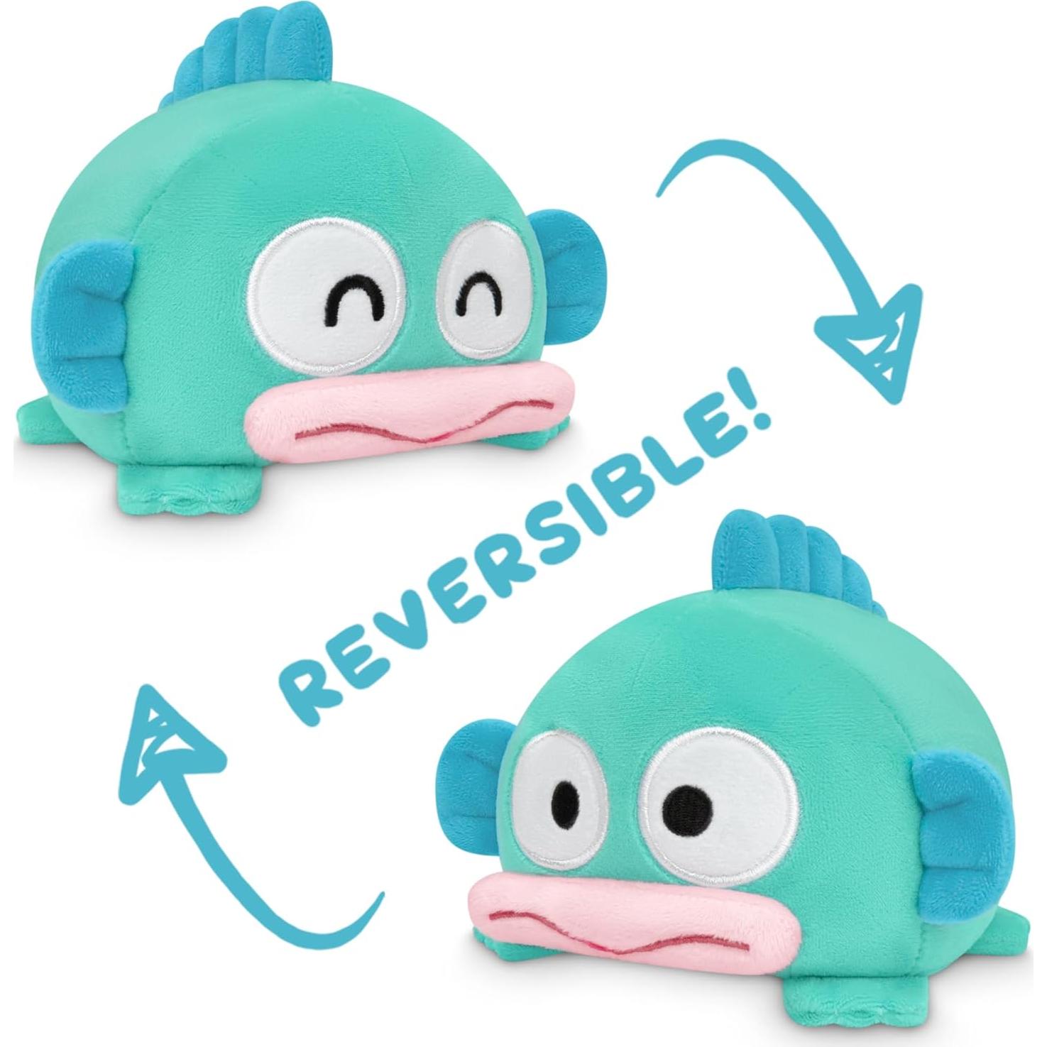 Peluche Reversible TeeTurtle Hangyodon - 10 cm