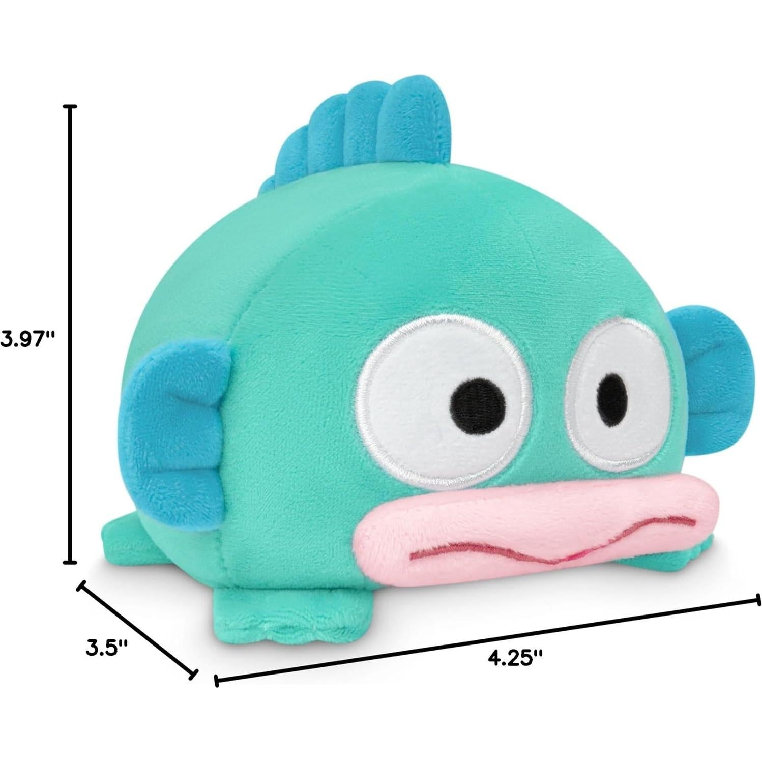 Peluche Reversible TeeTurtle Hangyodon - 10 cm