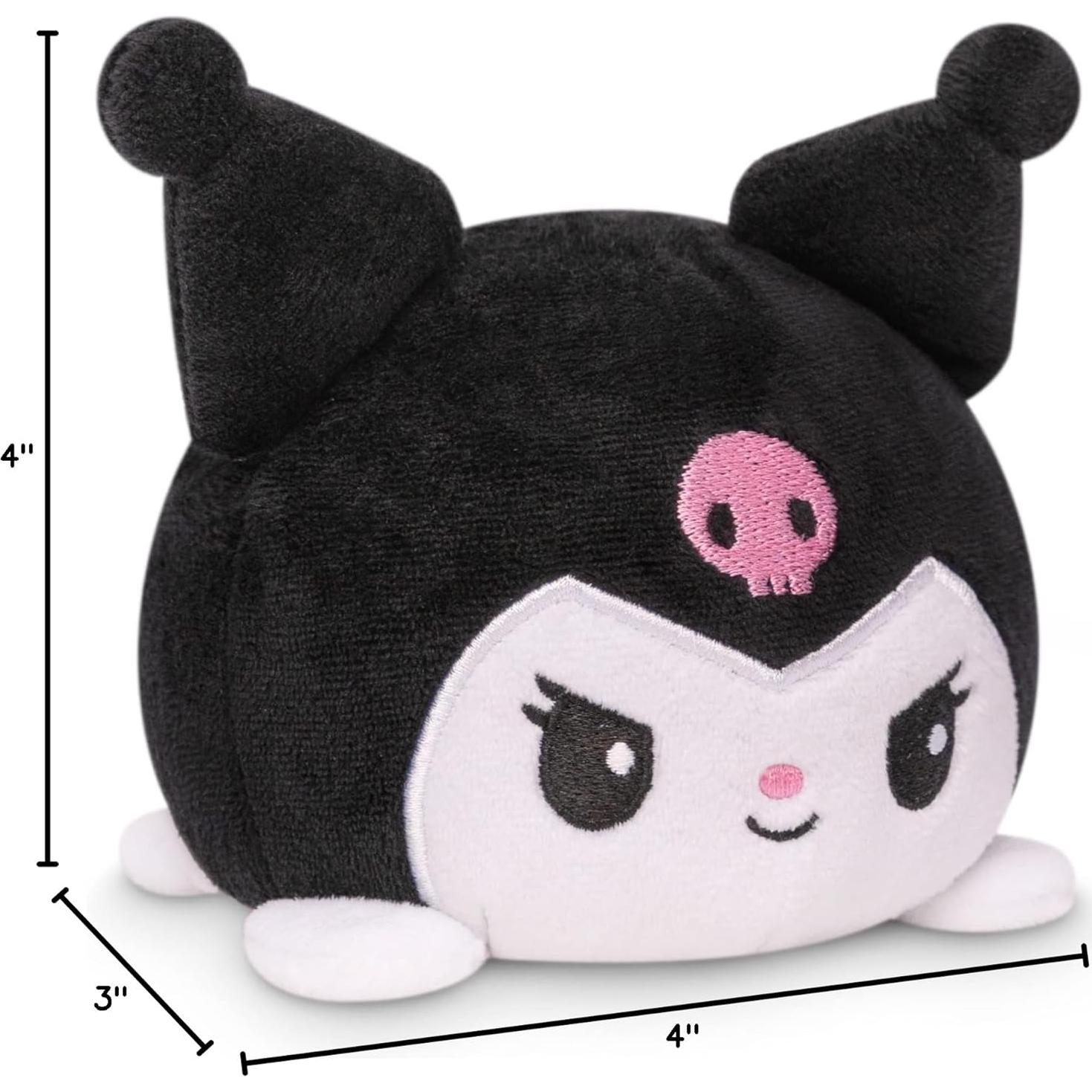Peluche Reversible TeeTurtle My Melody + Kuromi 10 cm