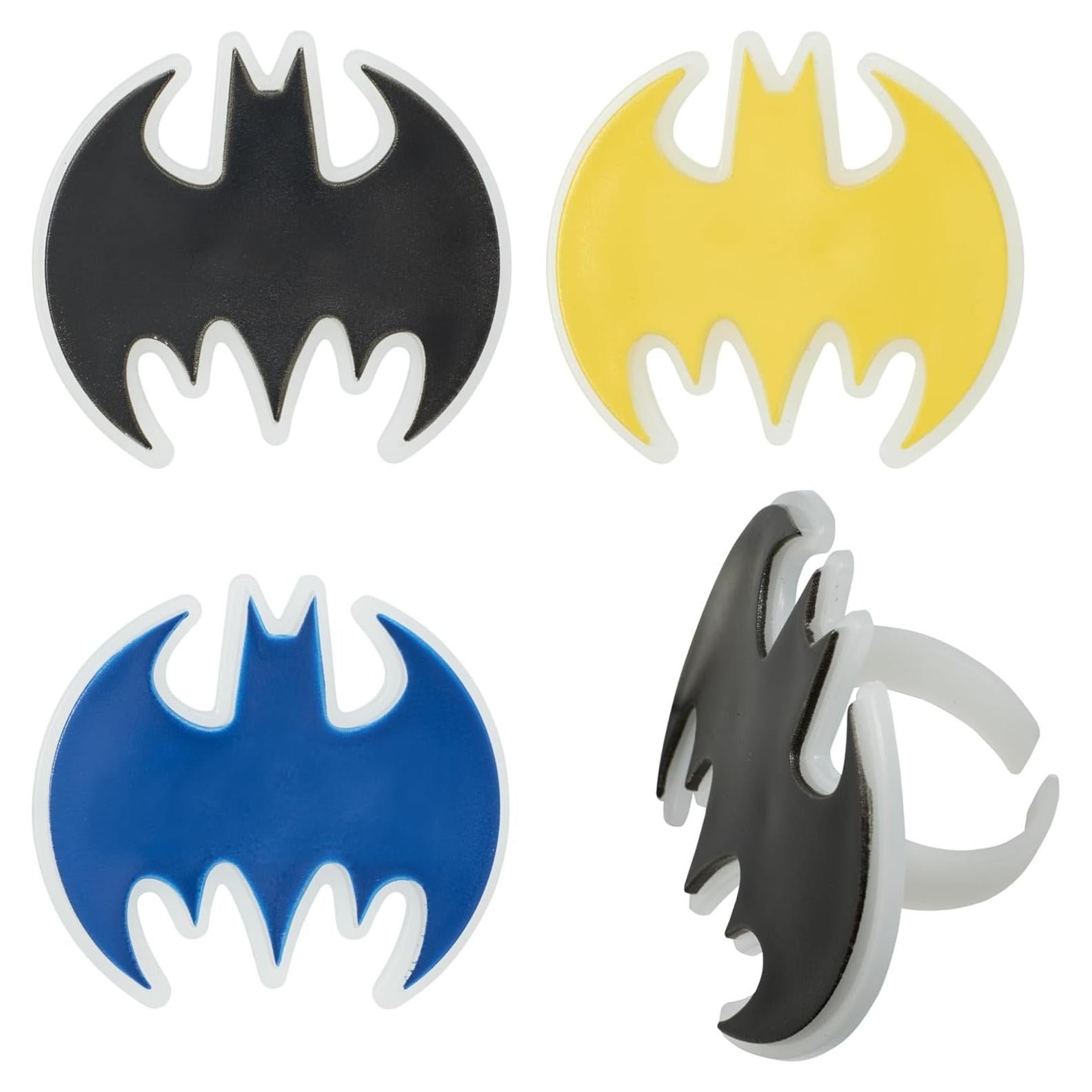 DecoPac Anillos Batman Caballero Oscuro - 24 Adornos