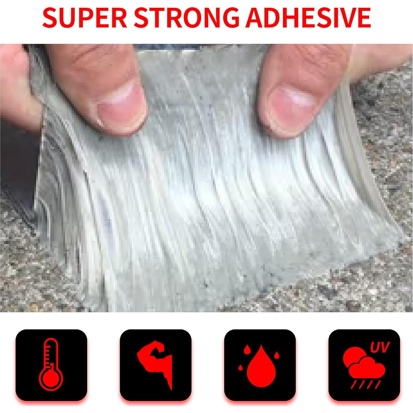 Cinta Butílica Impermeable TAPEBEAR 5cm x 4.88m Alta Resistencia