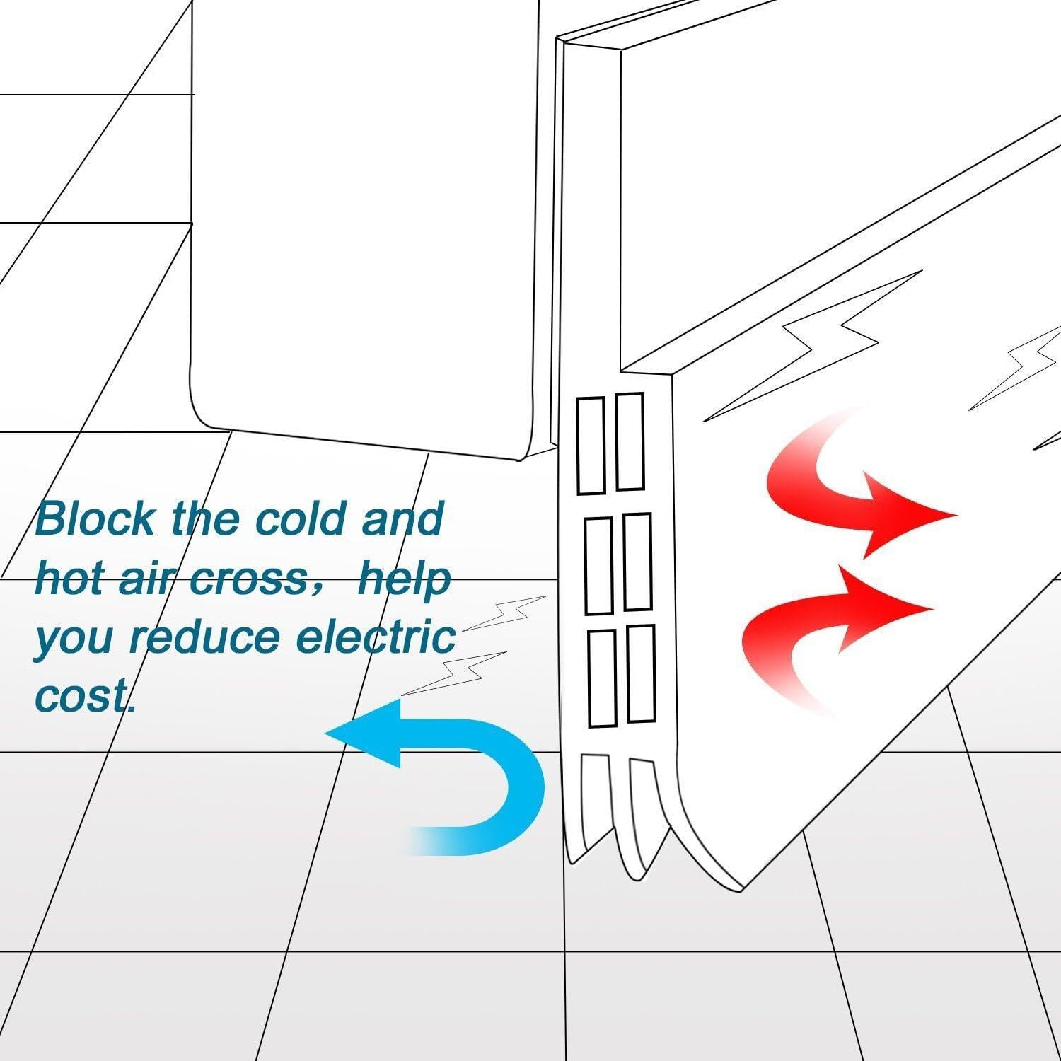 Barrera de Puerta VITAM AMO 100 cm Silicona Transparente