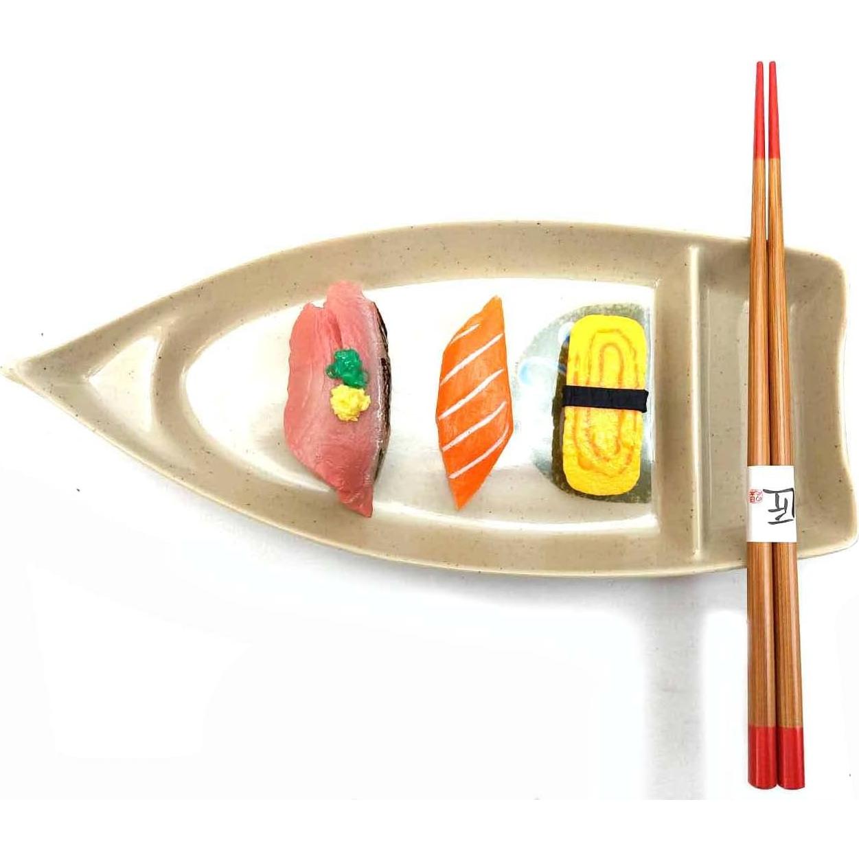 Palillos de Bambú Portátiles JapanBargain 2214 con Estuche 24.77 cm