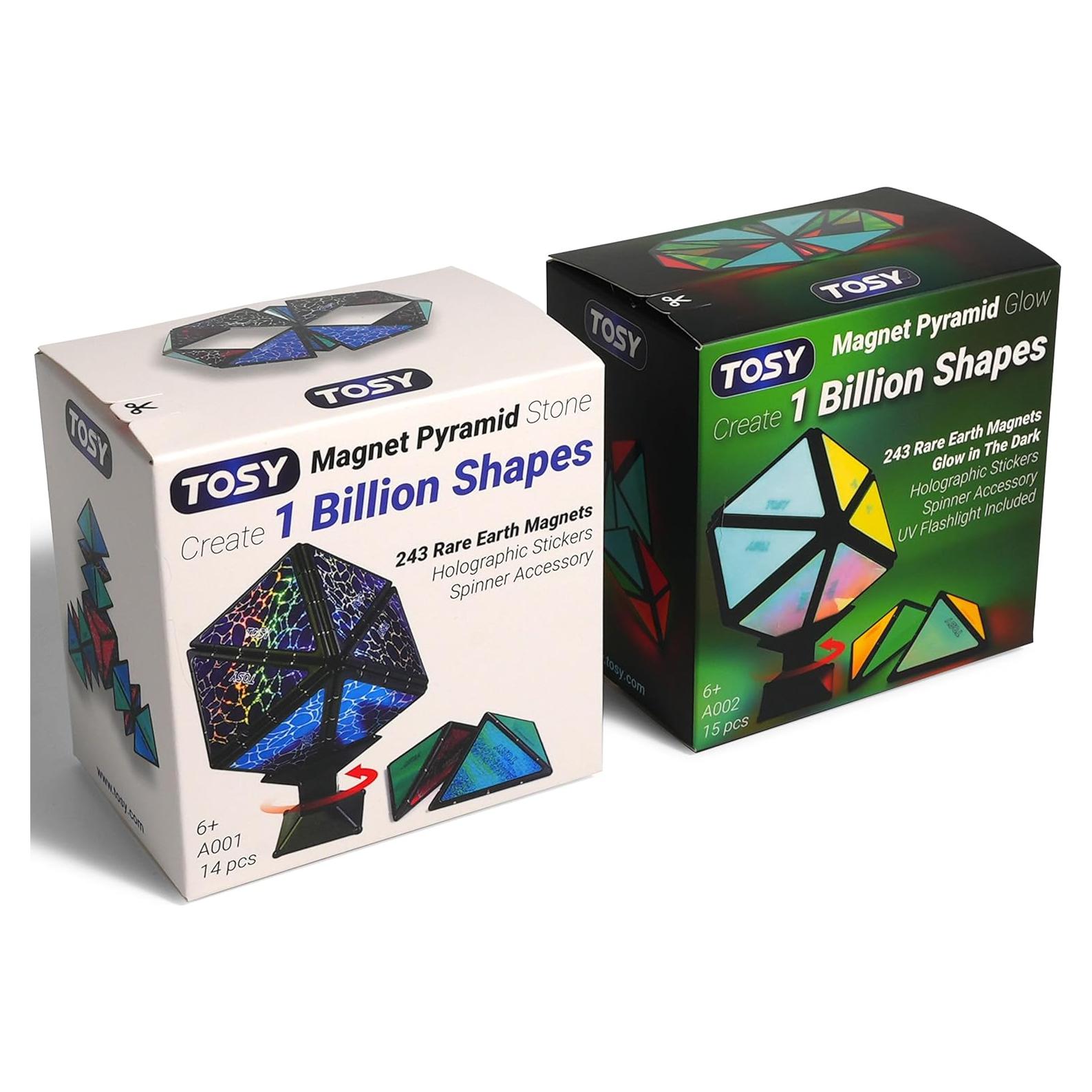 TOSY Pirámide Magnética - 1 Billón de Formas Creativas